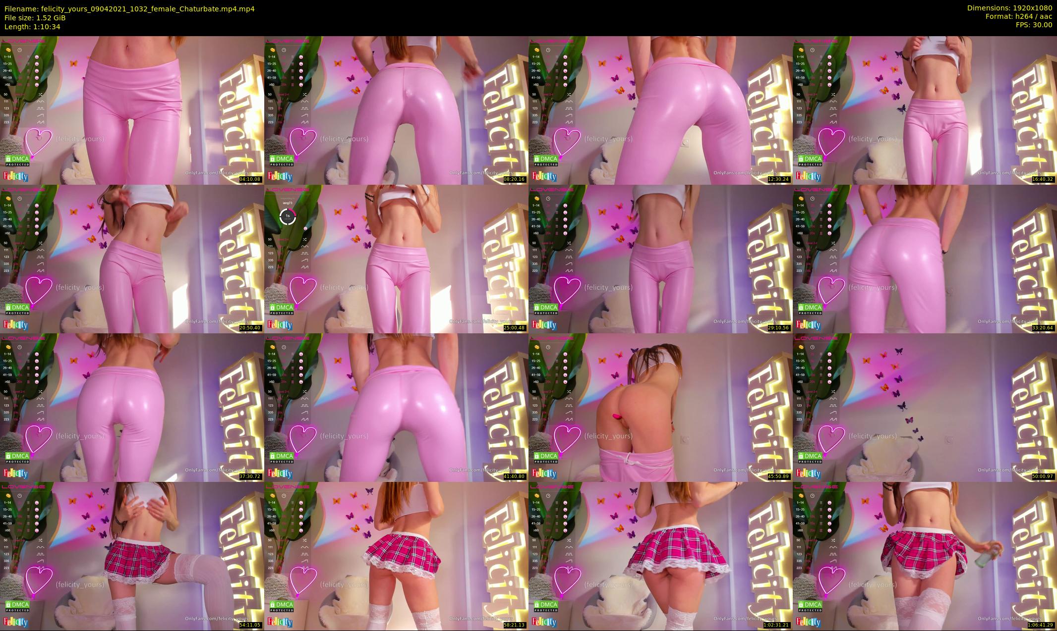 felicity_yours — 71 minute Chaturbate female cam show recording, 1080p, Apr 9, 2021
