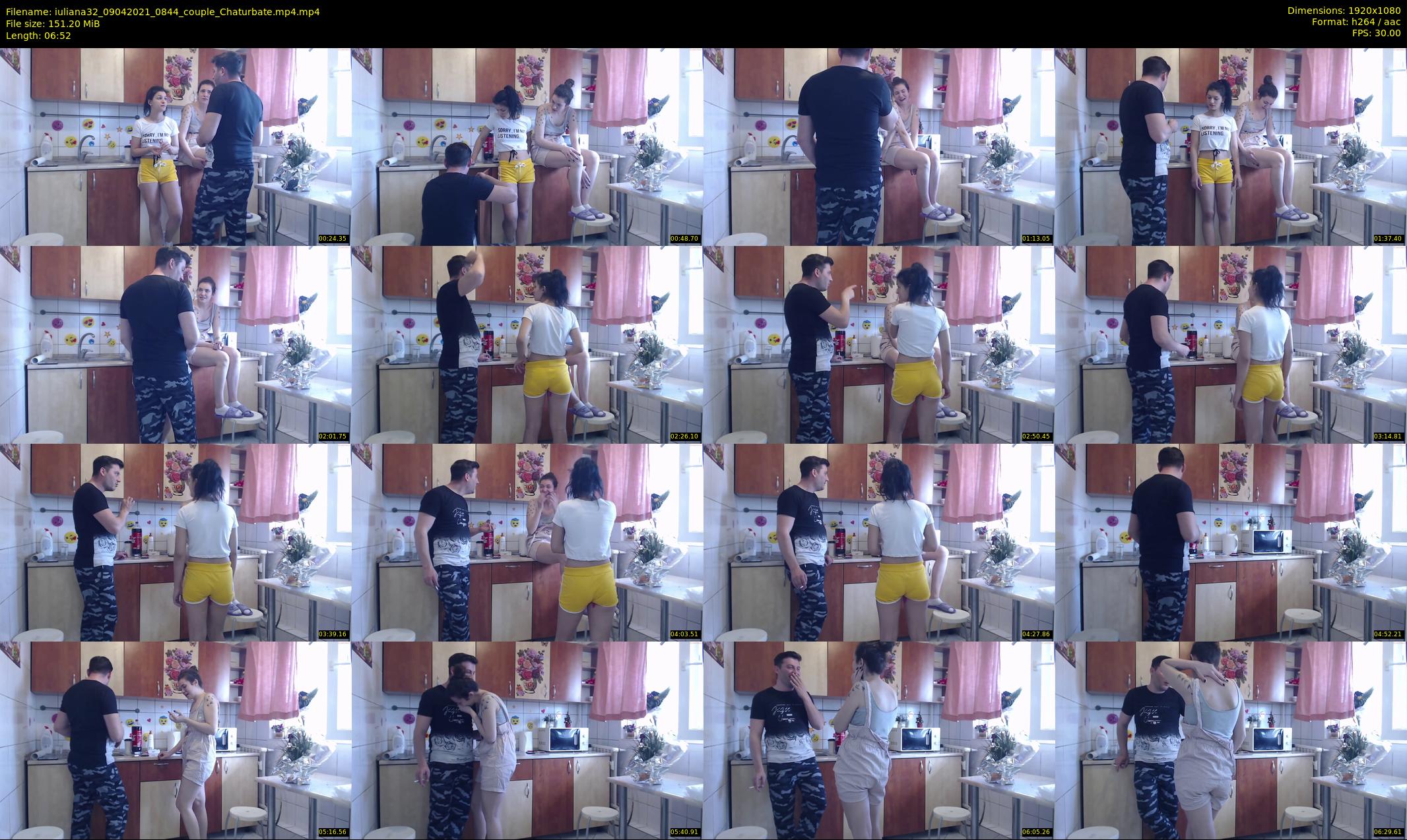 iuliana32 — 7 minute Chaturbate couple cam show recording, 1080p, Apr 9, 2021