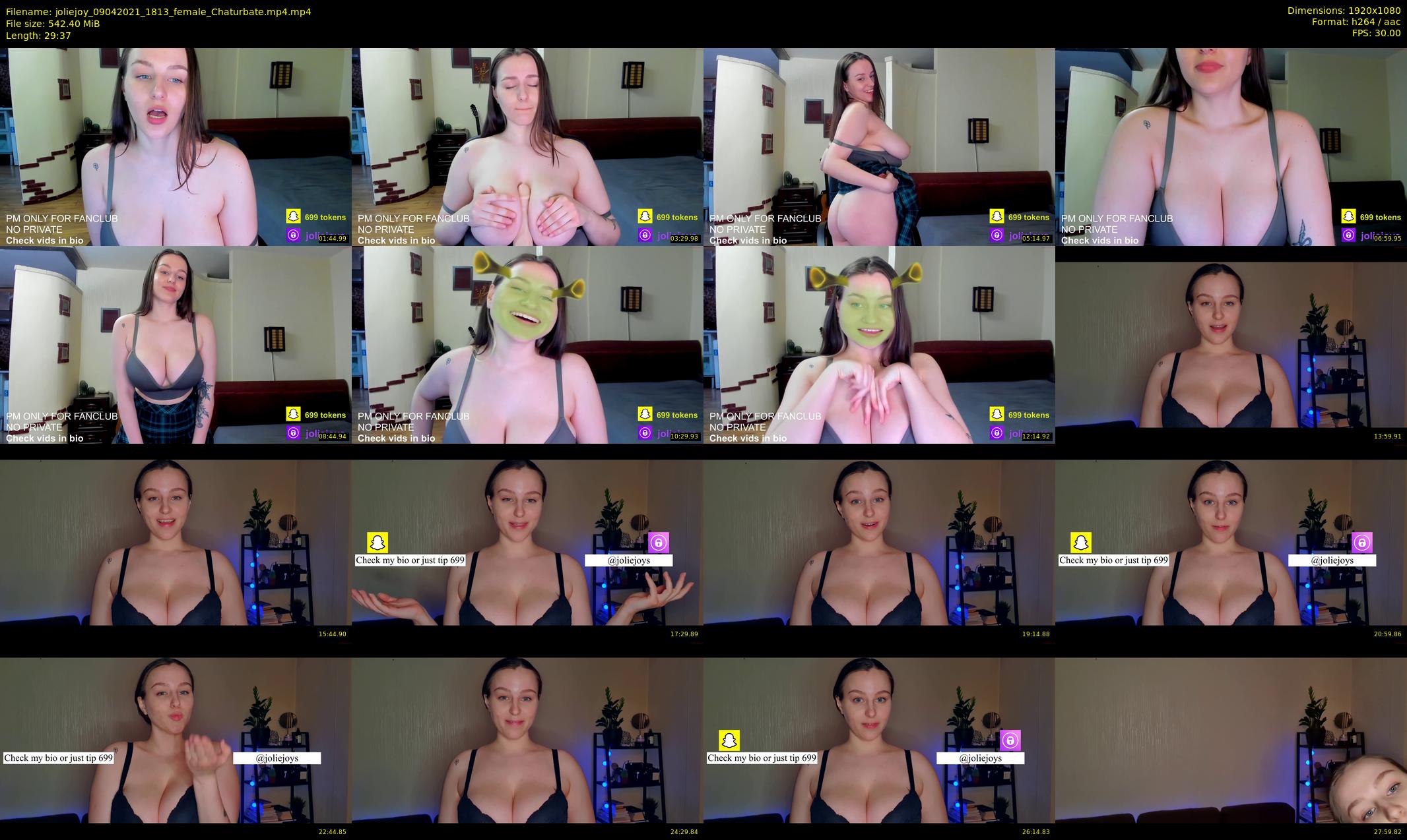 joliejoy — 30 minute Chaturbate female cam show recording, 1080p, Apr 9, 2021
