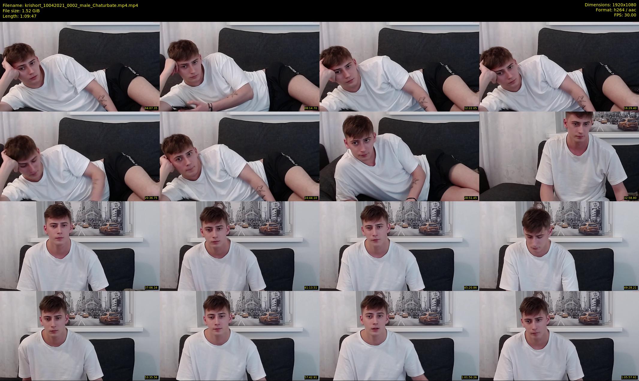 krishort — 70 minute Chaturbate male cam show recording, 1080p, Apr 10, 2021