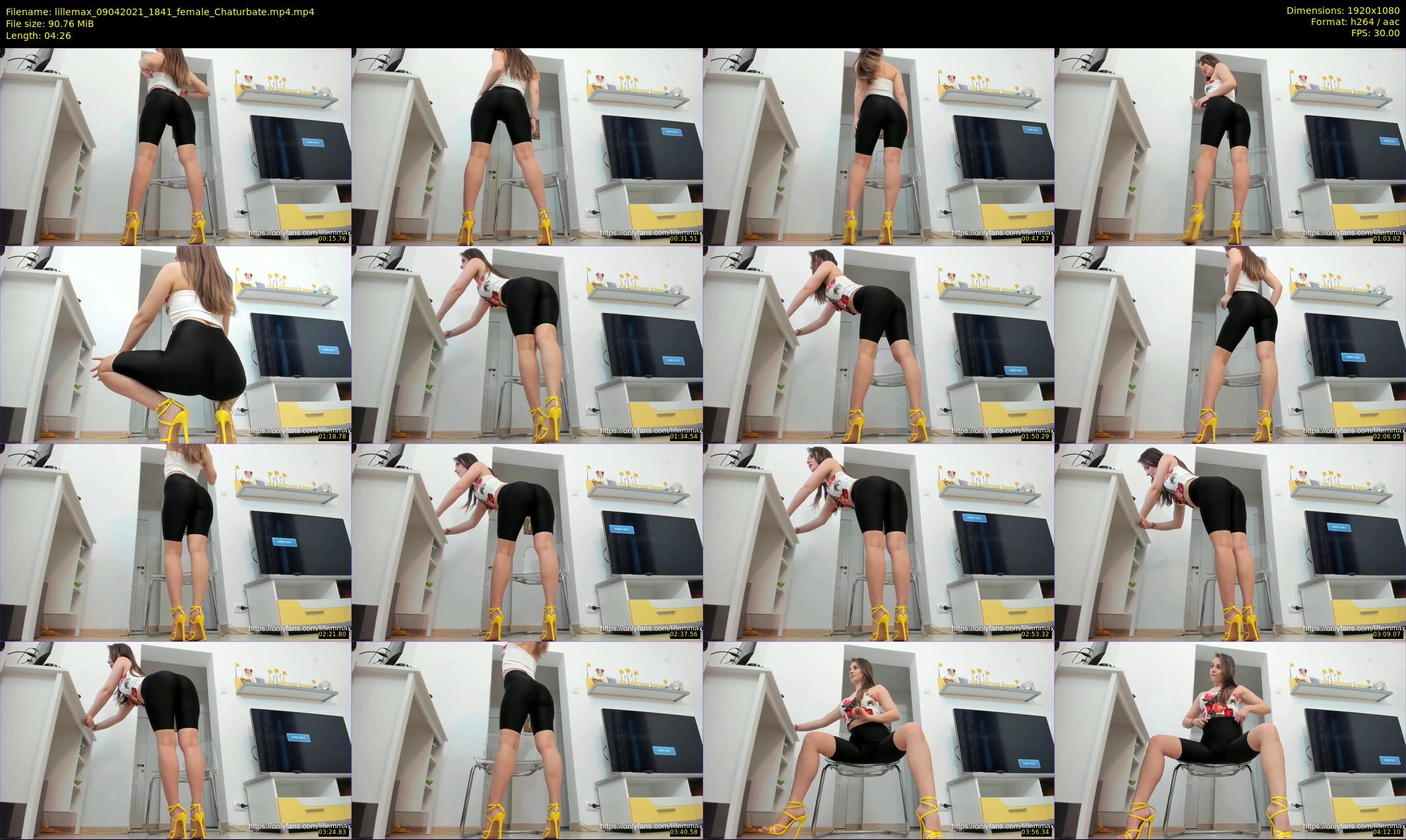 lillemax — 5 minute Chaturbate female cam show recording, 1080p, Apr 9, 2021