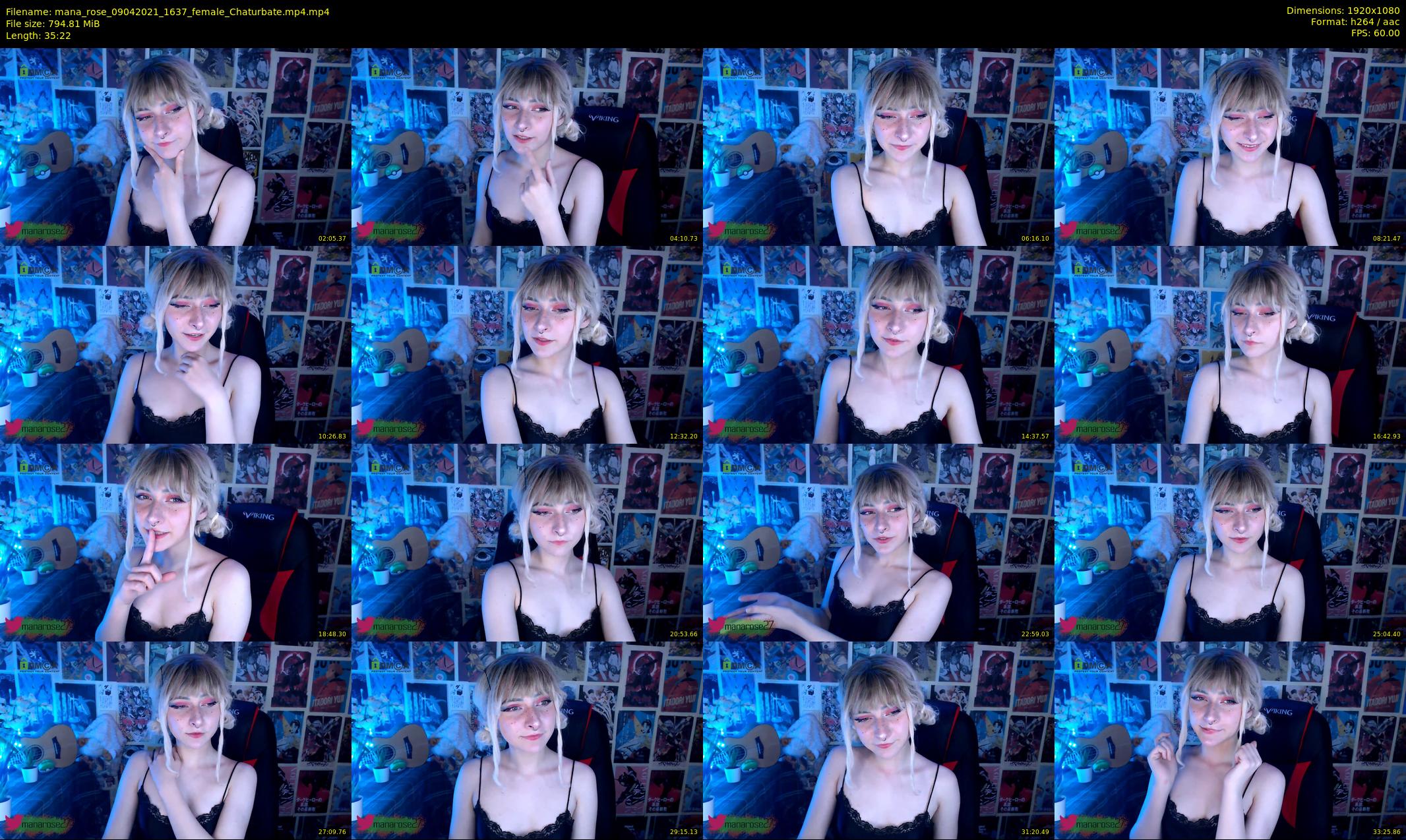 mana_rose — 36 minute Chaturbate female cam show recording, 1080p, Apr 9, 2021