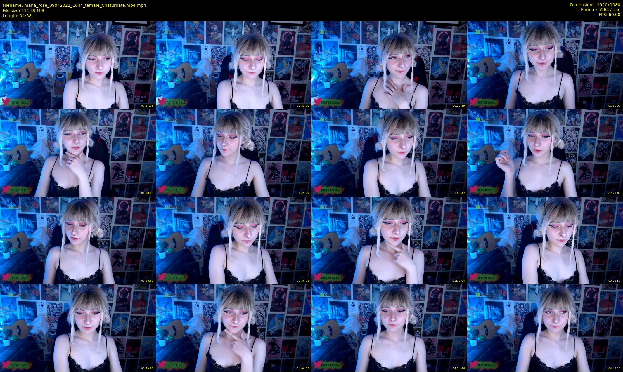 mana_rose — 5 minute Chaturbate female cam show recording, 1080p, Apr 9, 2021