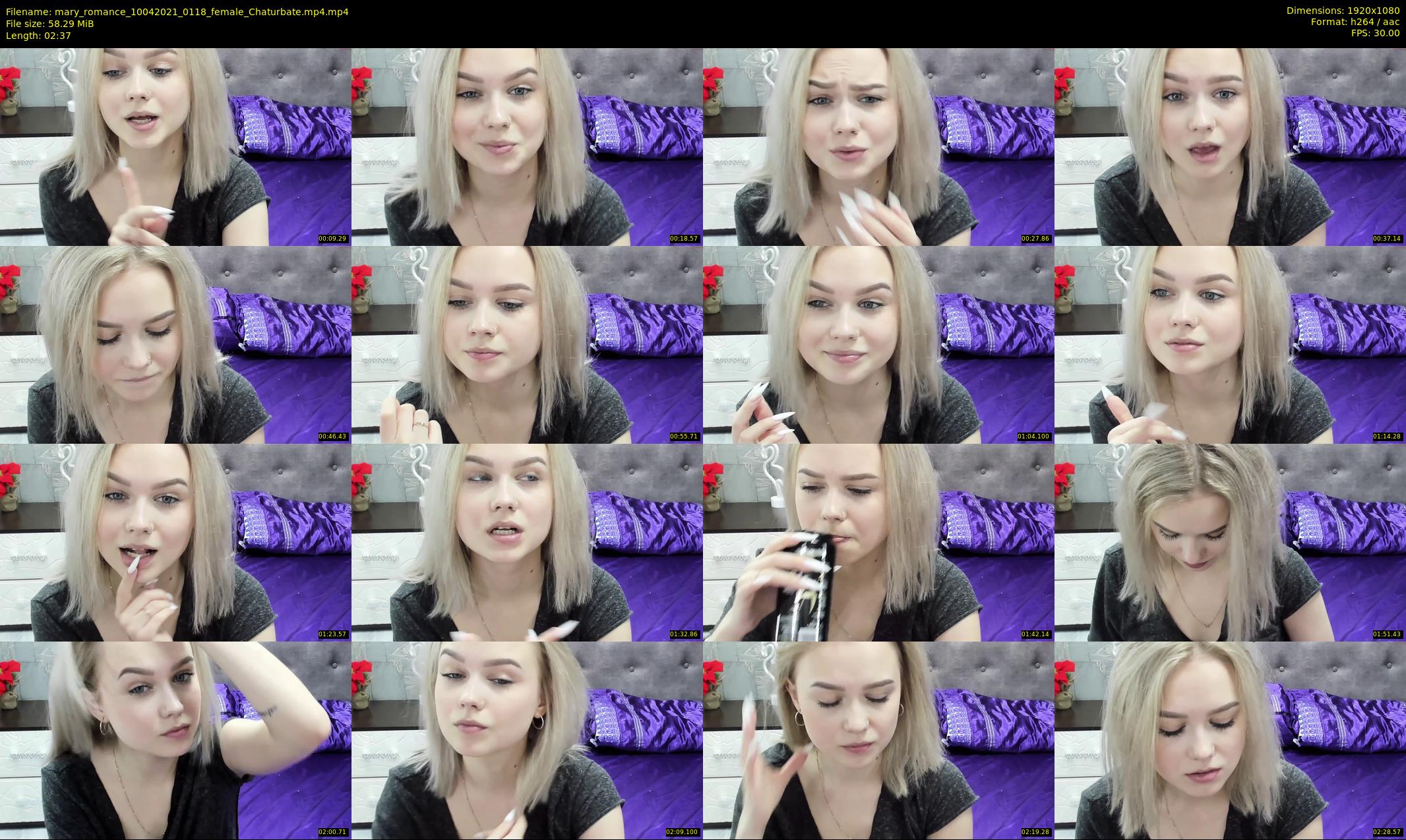 mary_romance — 3 minute Chaturbate female cam show recording, 1080p, Apr 10, 2021