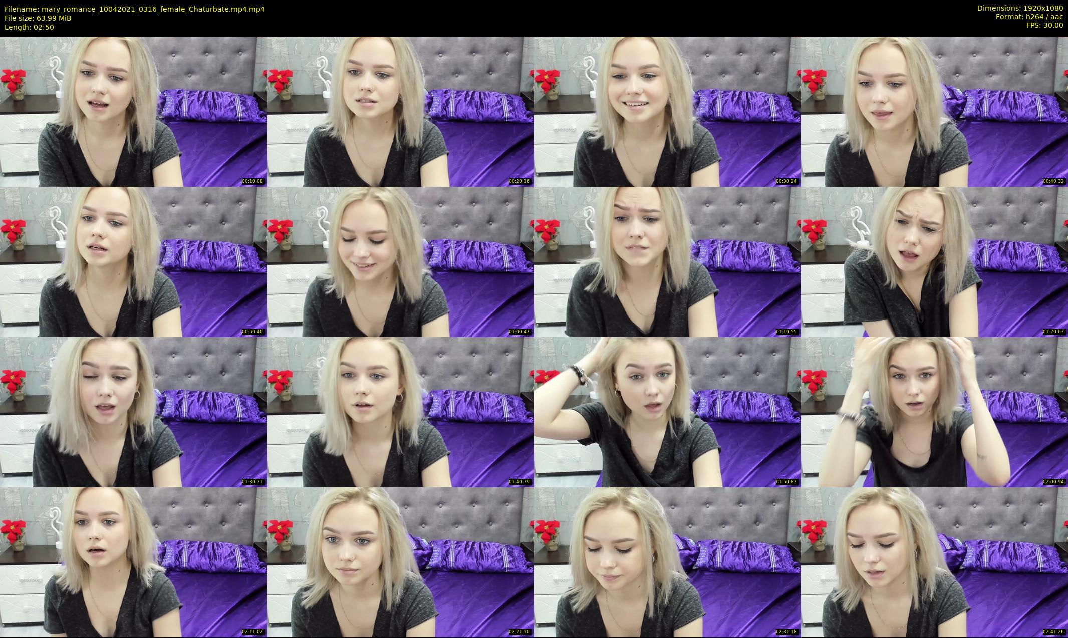 mary_romance — 3 minute Chaturbate female cam show recording, 1080p, Apr 10, 2021