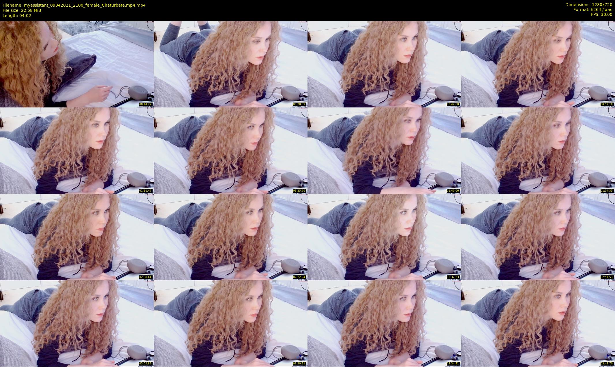 myassistant — 5 minute Chaturbate female cam show recording, 720p, Apr 9, 2021