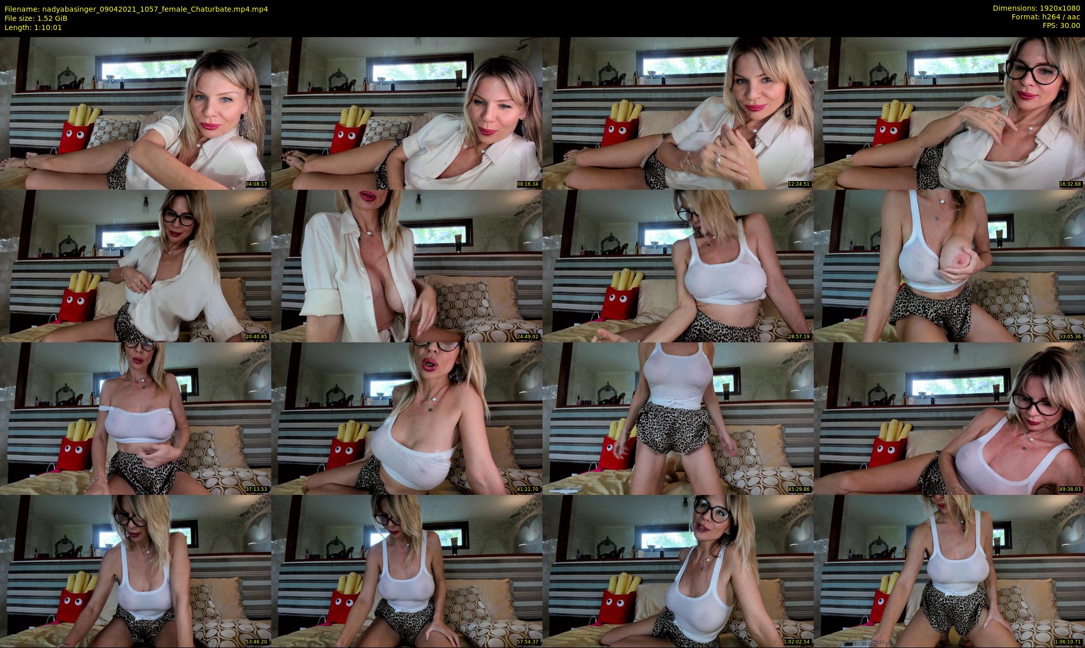 nadyabasinger — 71 minute Chaturbate female cam show recording, 1080p, Apr 9, 2021
