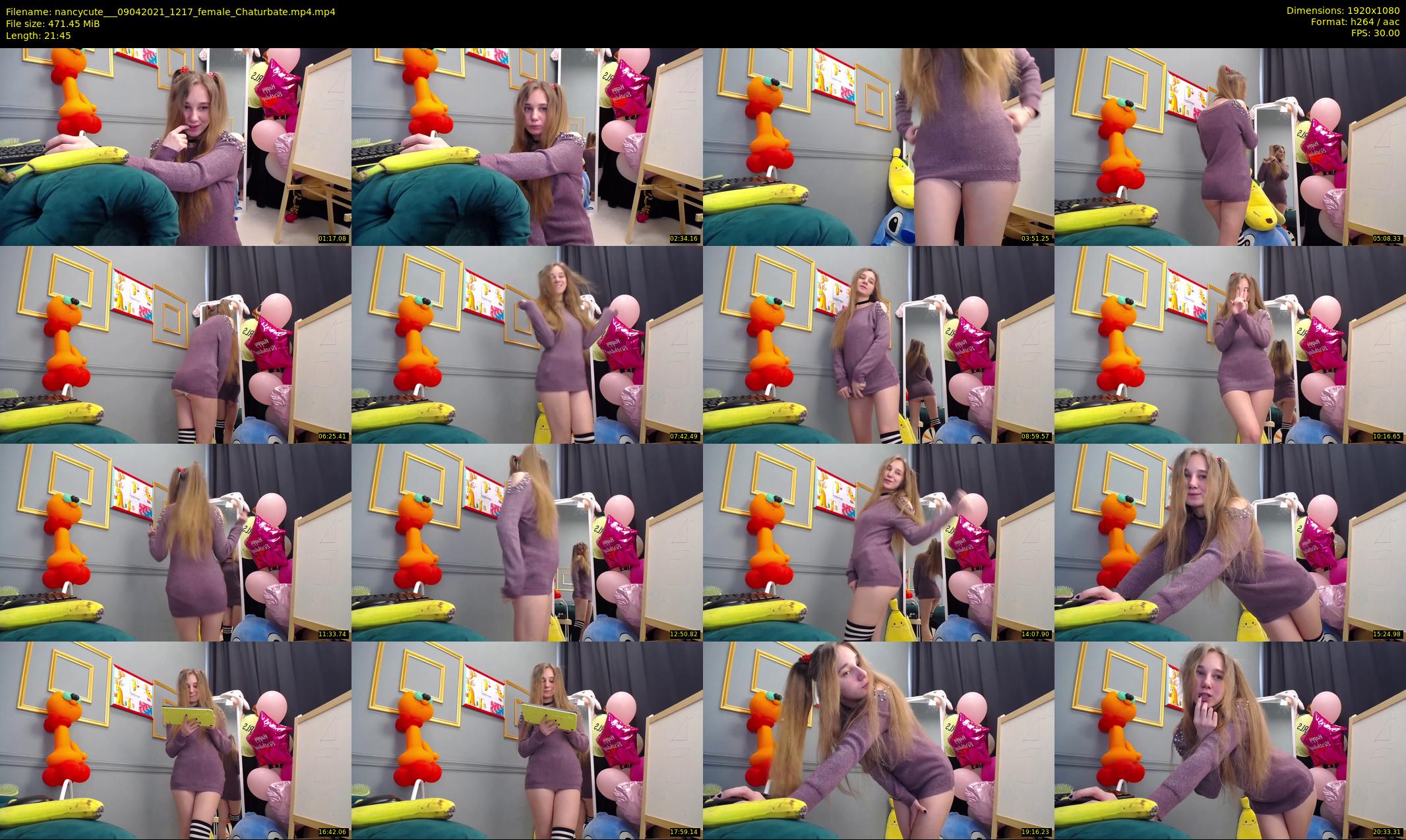 nancycute__ — 22 minute Chaturbate female cam show recording, 1080p, Apr 9, 2021