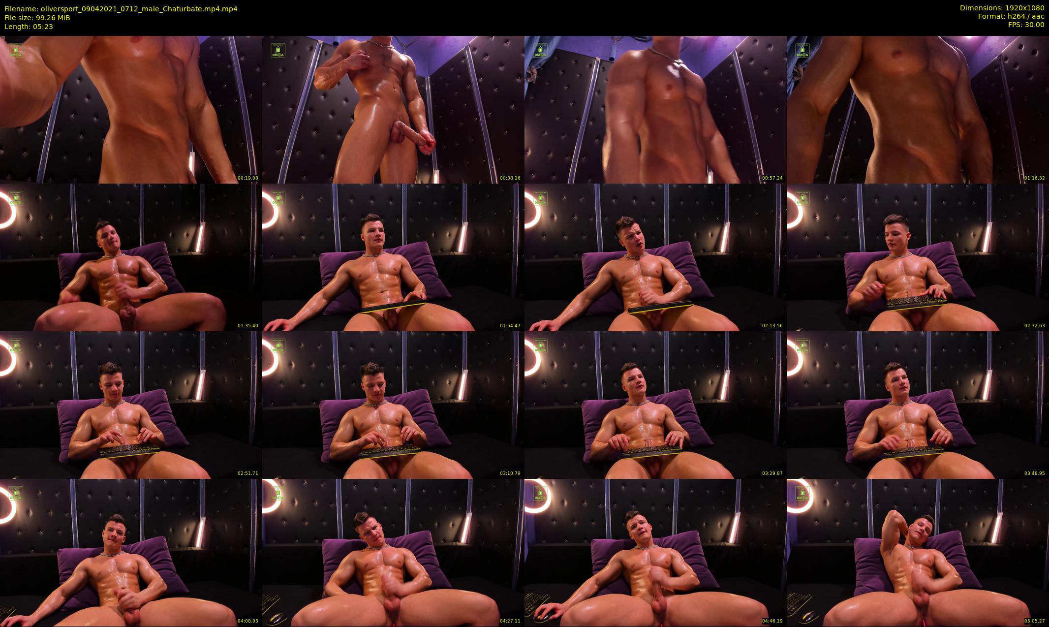 oliversport — 6 minute Chaturbate male cam show recording, 1080p, Apr 9, 2021
