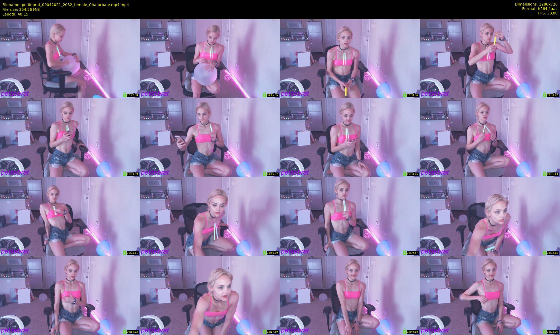 petitebrat — 41 minute Chaturbate female cam show recording, 720p, Apr 9, 2021