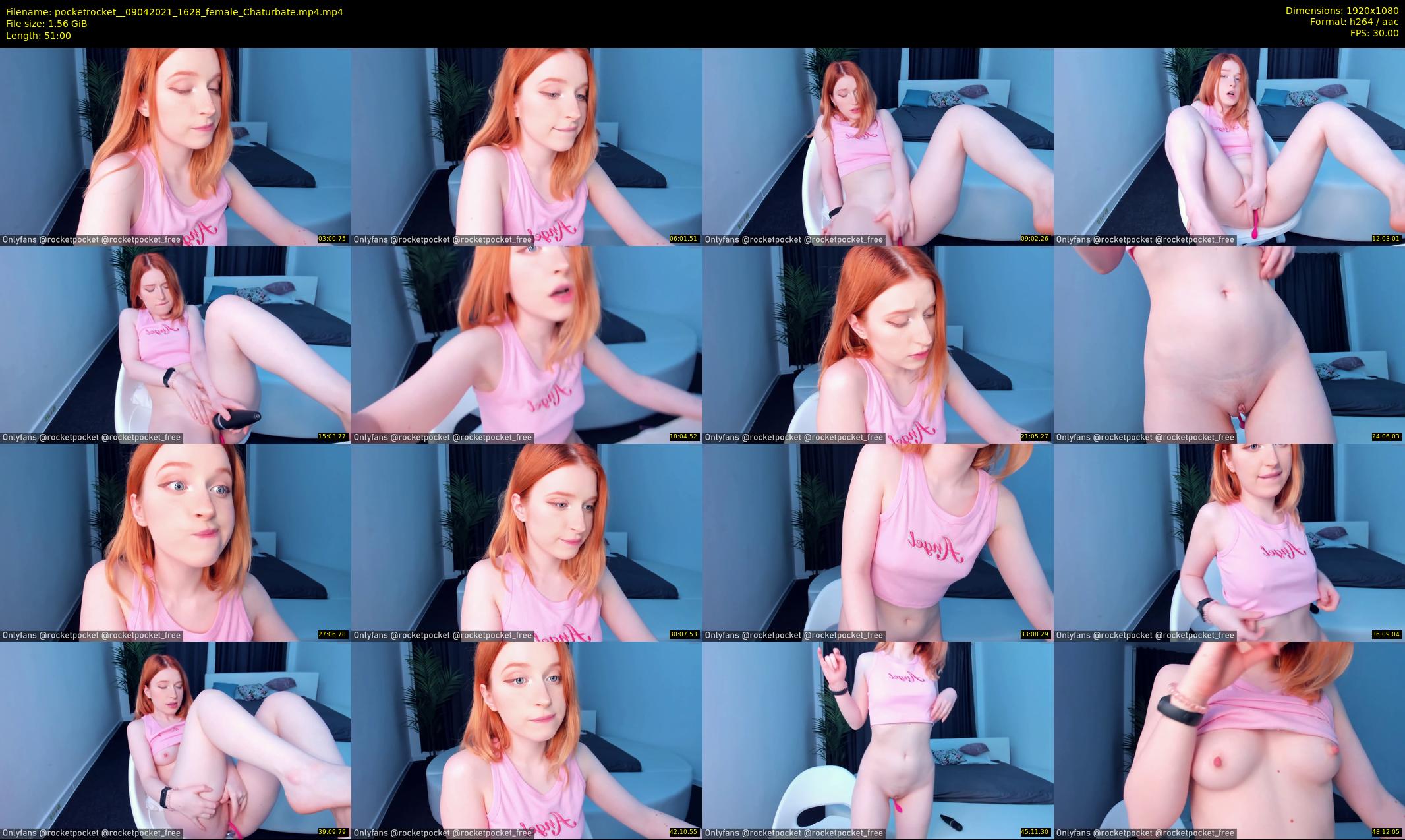pocketrocket_ — 51 minute Chaturbate female cam show recording, 1080p, Apr 9, 2021