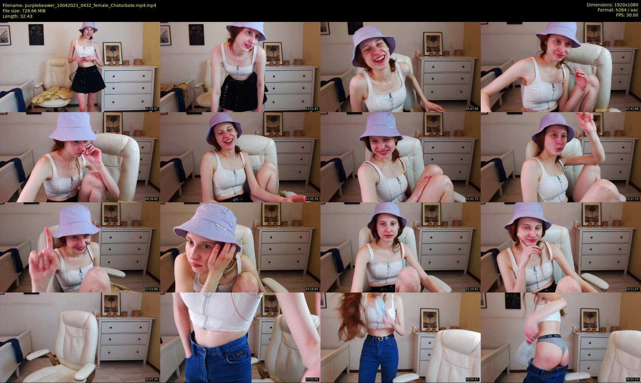 purplebeawer — 33 minute Chaturbate female cam show recording, 1080p, Apr 10, 2021