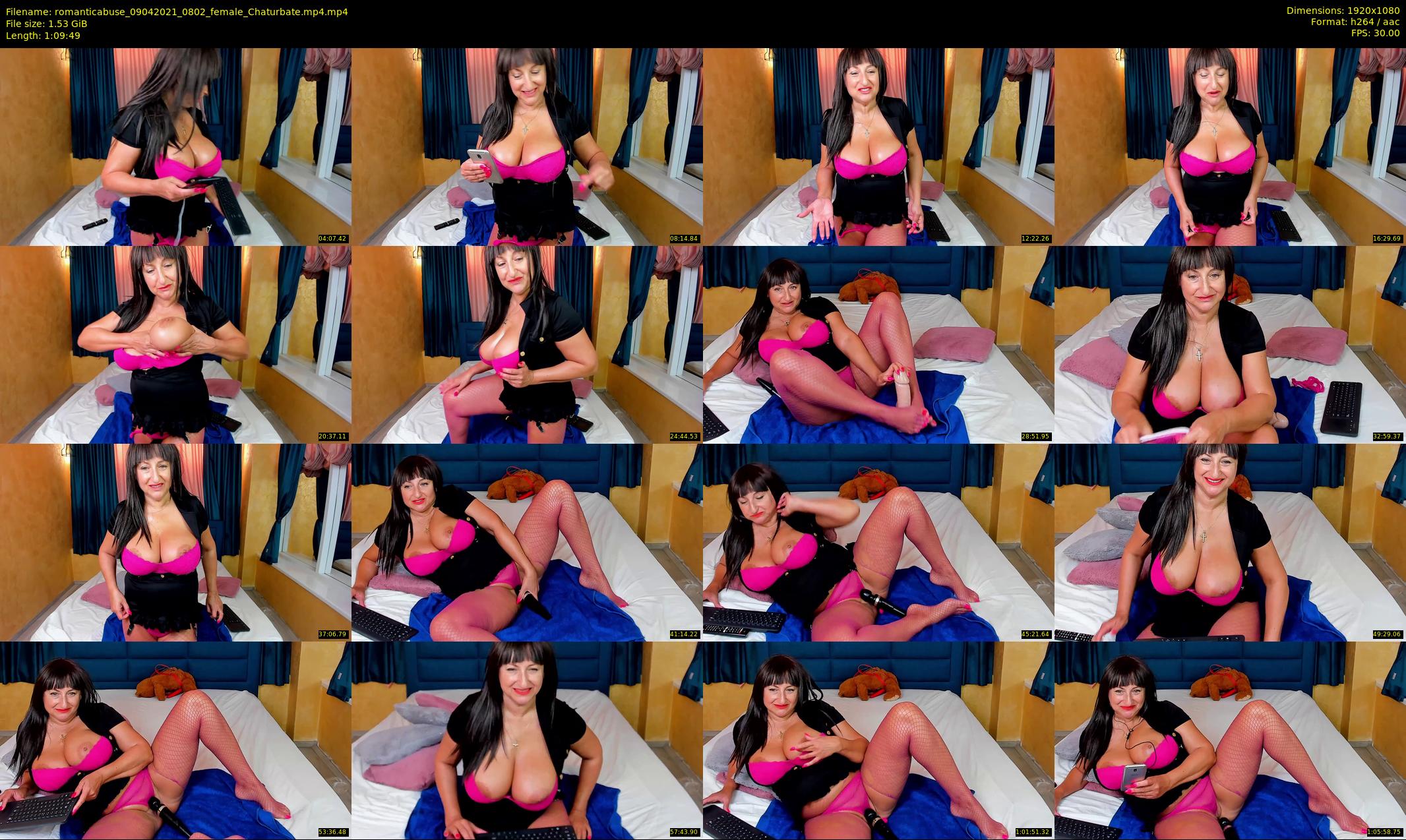romanticabuse — 70 minute Chaturbate female cam show recording, 1080p, Apr 9, 2021
