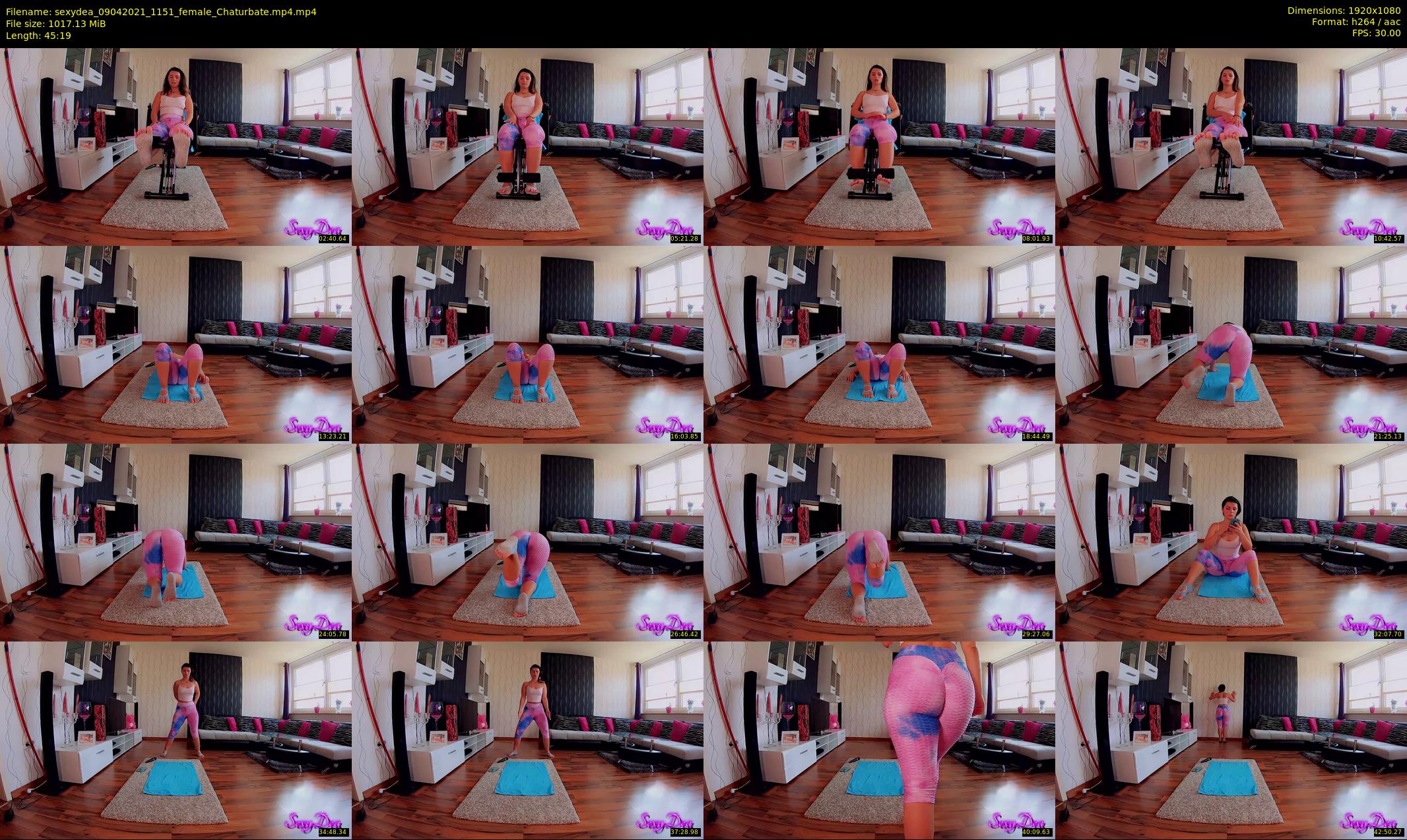 sexydea — 46 minute Chaturbate female cam show recording, 1080p, Apr 9, 2021