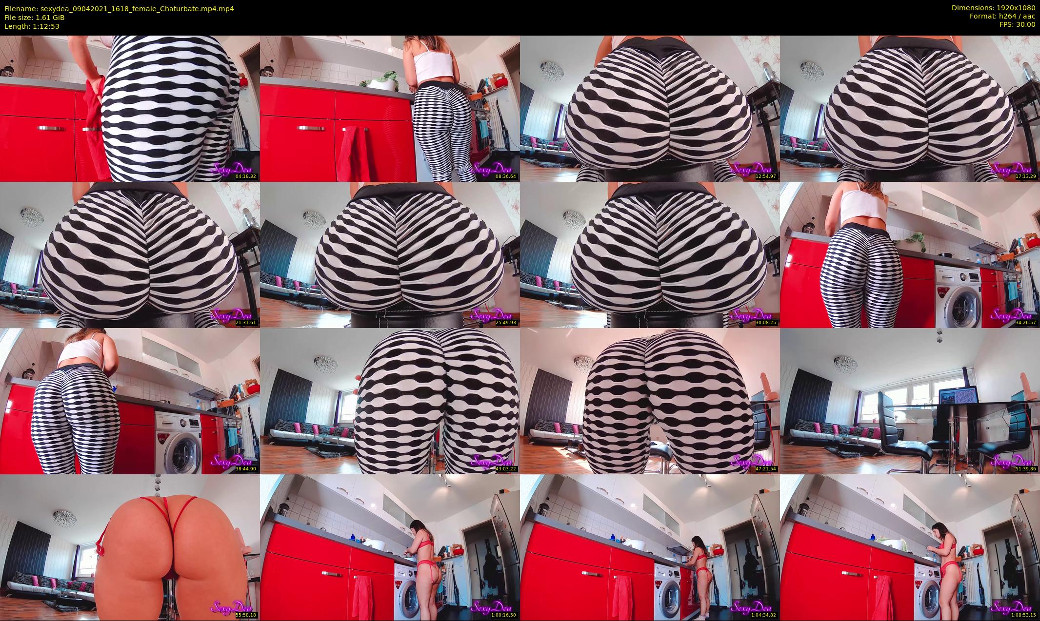sexydea — 73 minute Chaturbate female cam show recording, 1080p, Apr 9, 2021
