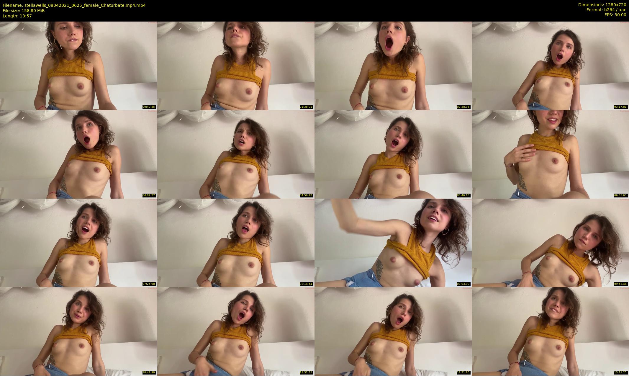 stellawells — 14 minute Chaturbate female cam show recording, 720p, Apr 9, 2021
