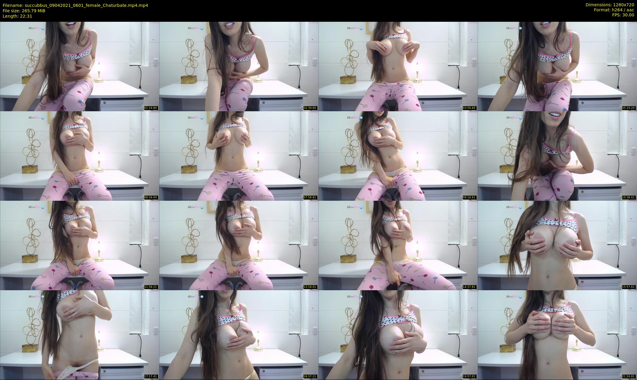 succubbus — 23 minute Chaturbate female cam show recording, 720p, Apr 9, 2021