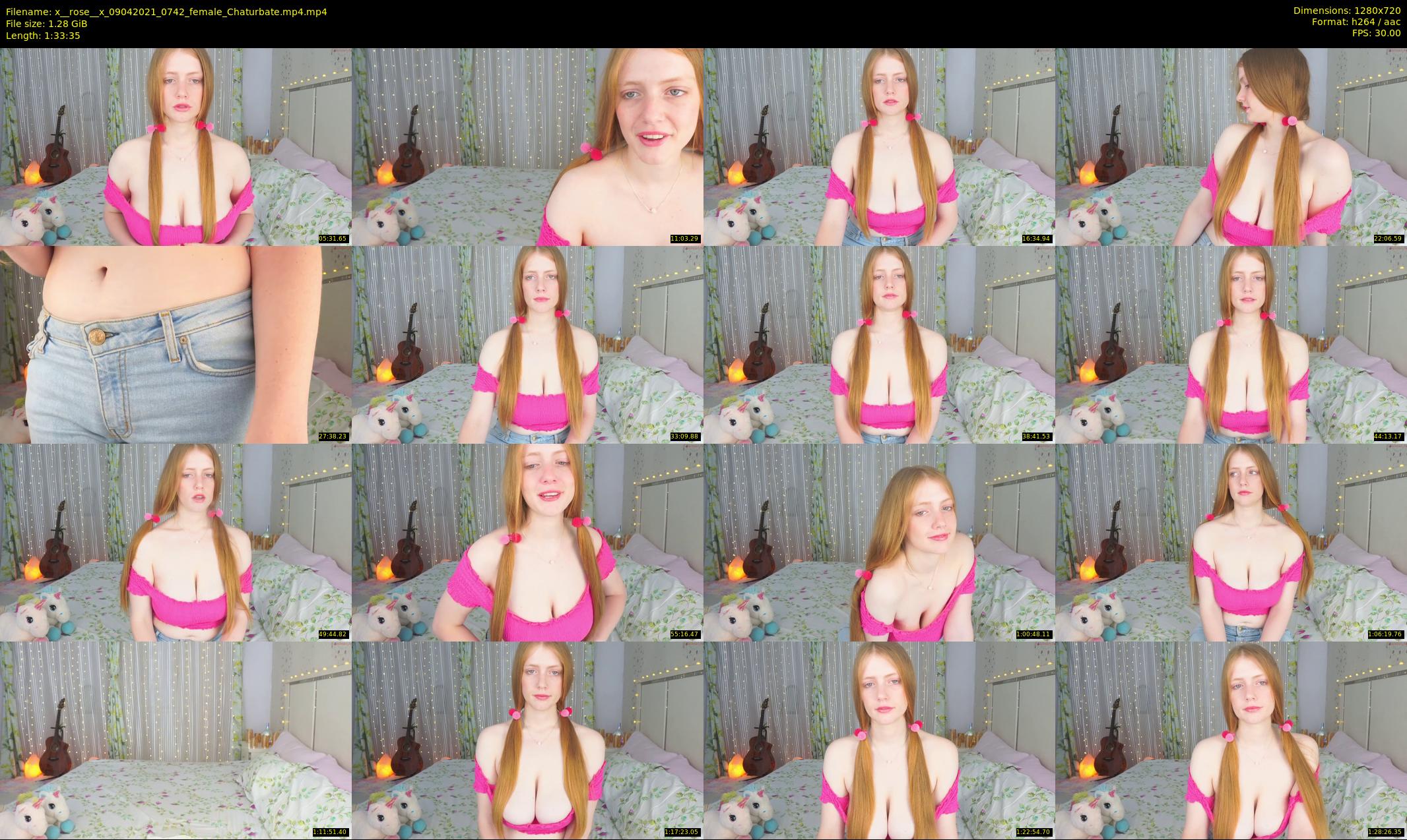 x__rose__x — 94 minute Chaturbate female cam show recording, 720p, Apr 9, 2021