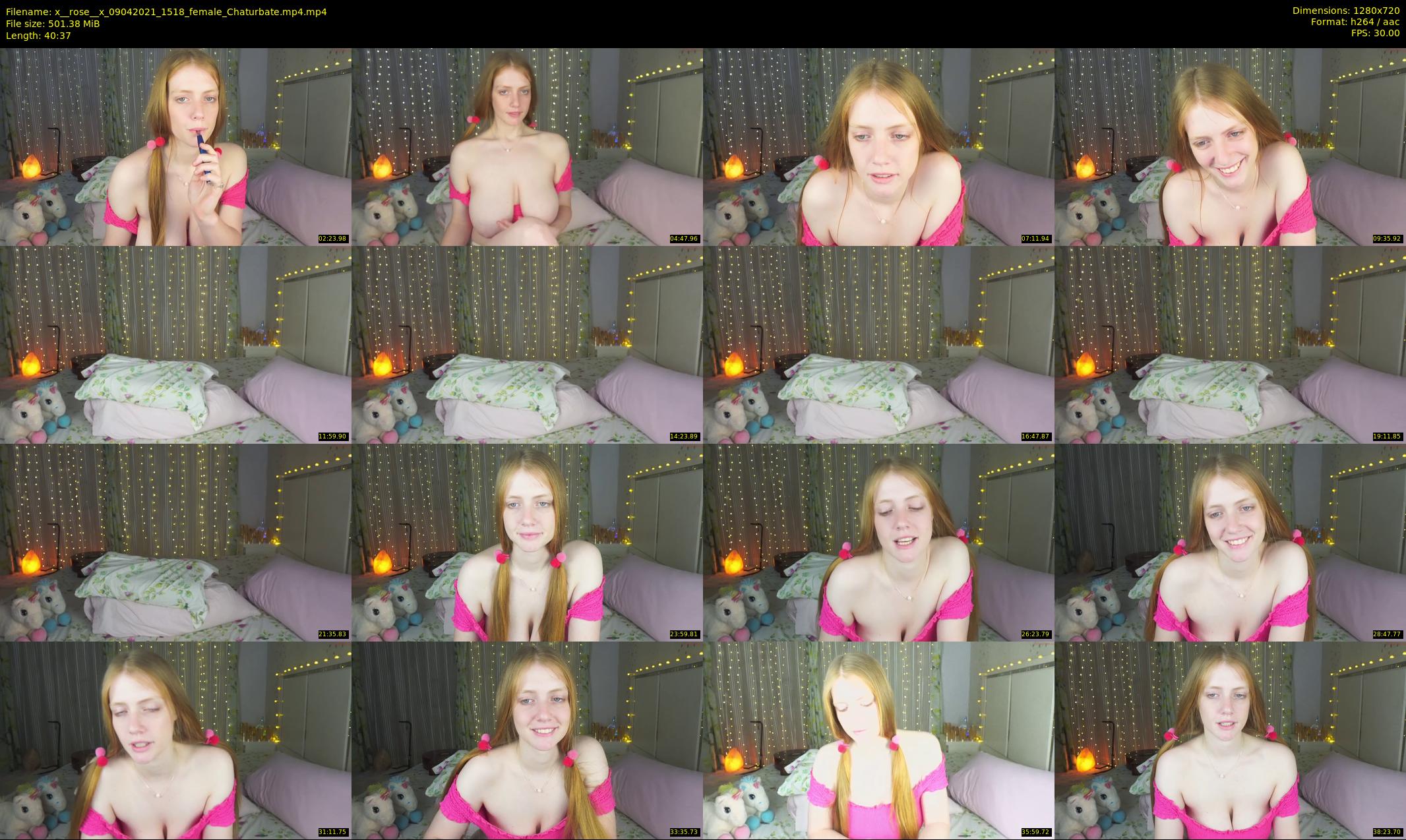 x__rose__x — 41 minute Chaturbate female cam show recording, 720p, Apr 9, 2021