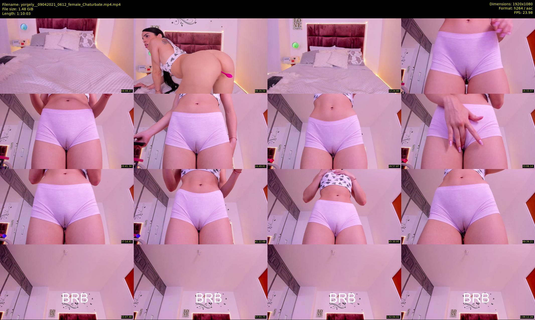 yorgely_ — 71 minute Chaturbate female cam show recording, 1080p, Apr 9, 2021