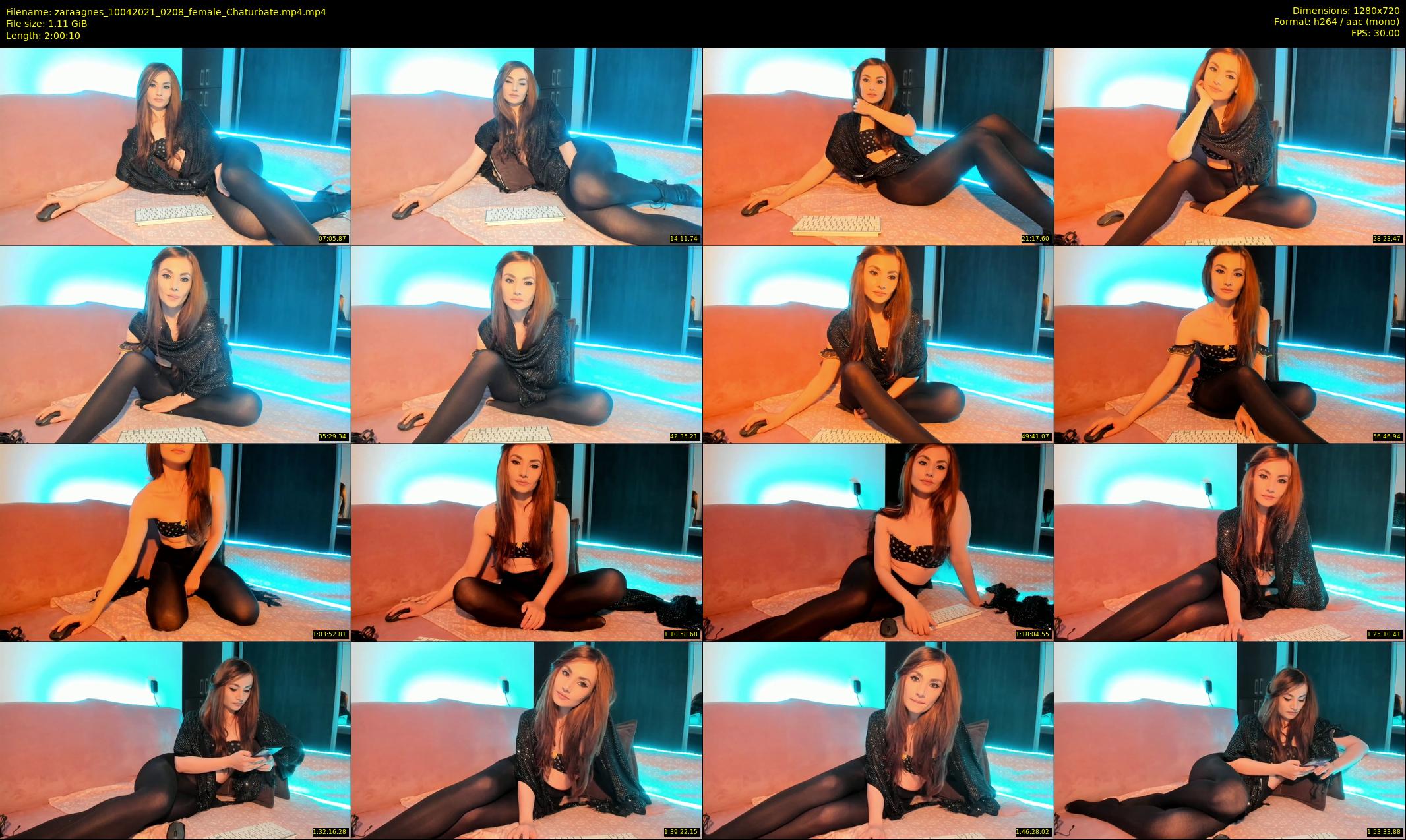 zaraagnes — 121 minute Chaturbate female cam show recording, 720p, Apr 10, 2021