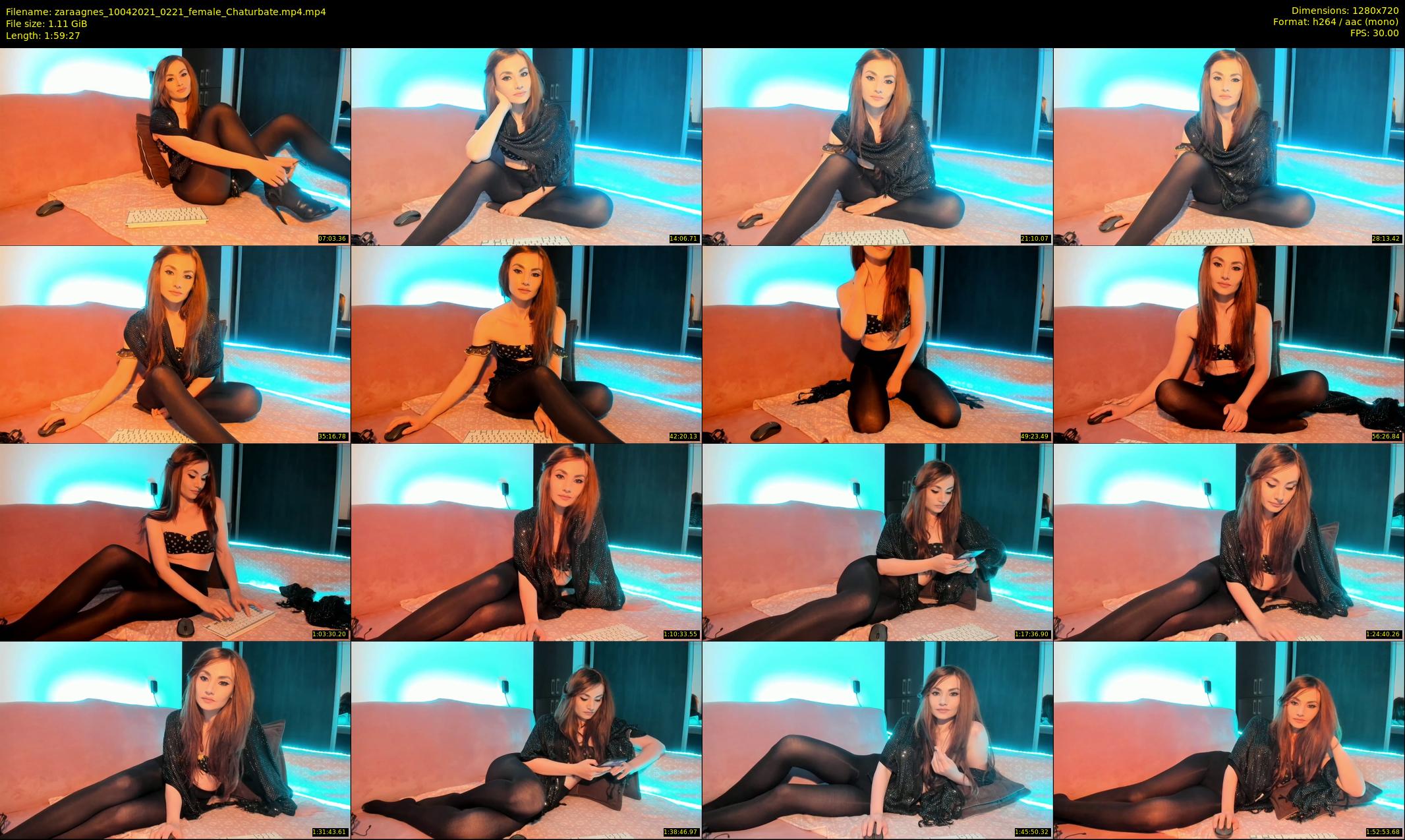 zaraagnes — 120 minute Chaturbate female cam show recording, 720p, Apr 10, 2021