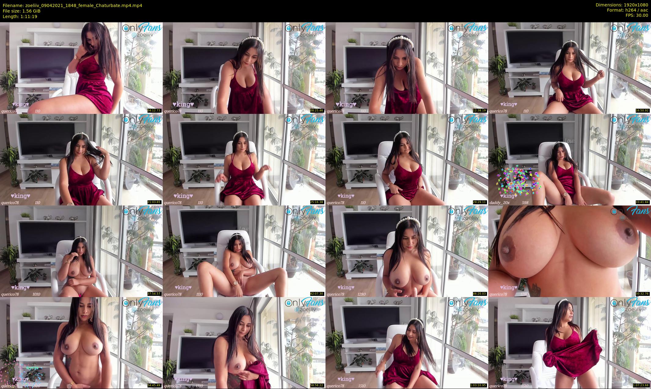 zoeliiv — 72 minute Chaturbate female cam show recording, 1080p, Apr 9, 2021