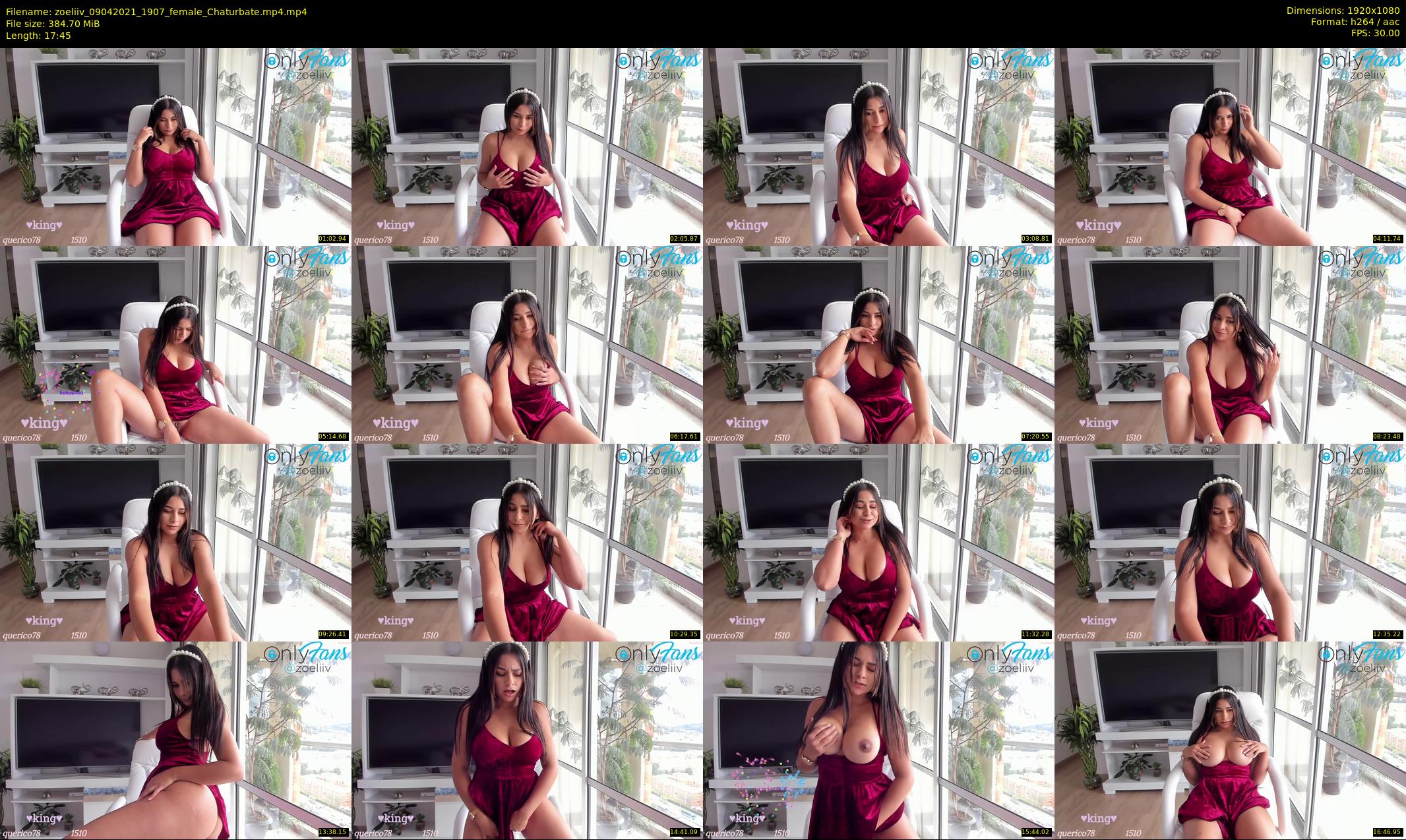 zoeliiv — 18 minute Chaturbate female cam show recording, 1080p, Apr 9, 2021