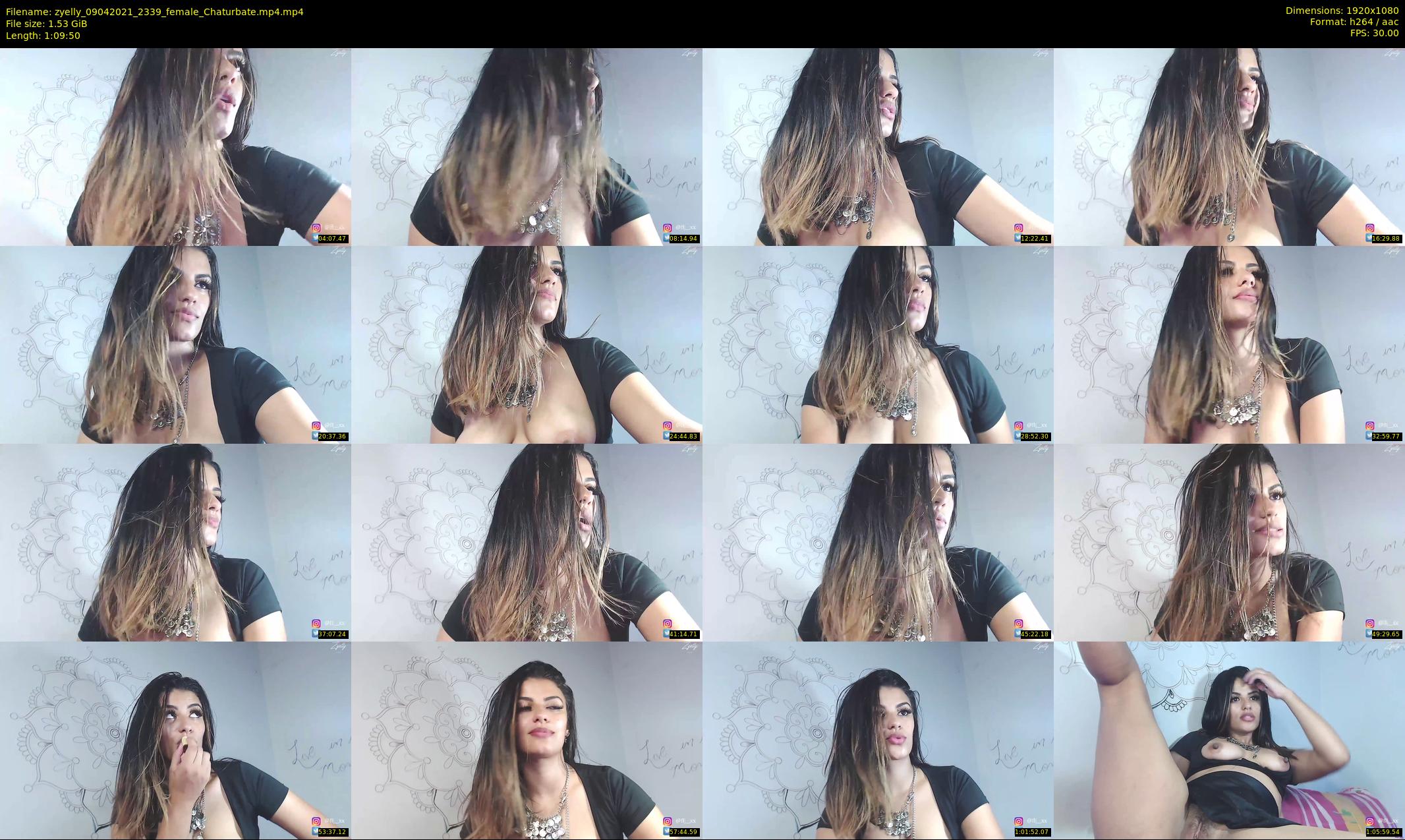 zyelly — 70 minute Chaturbate female cam show recording, 1080p, Apr 9, 2021