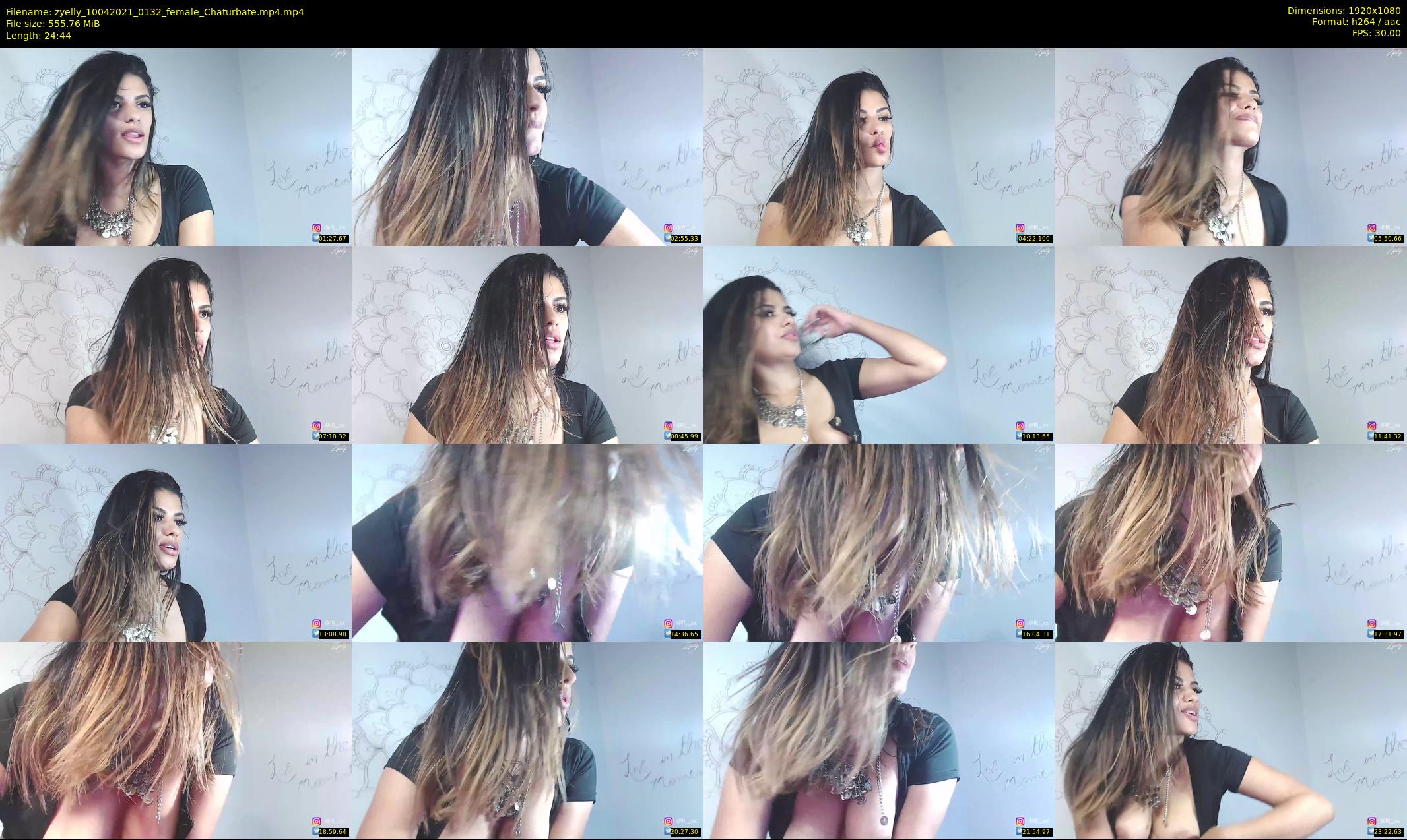 zyelly — 25 minute Chaturbate female cam show recording, 1080p, Apr 10, 2021