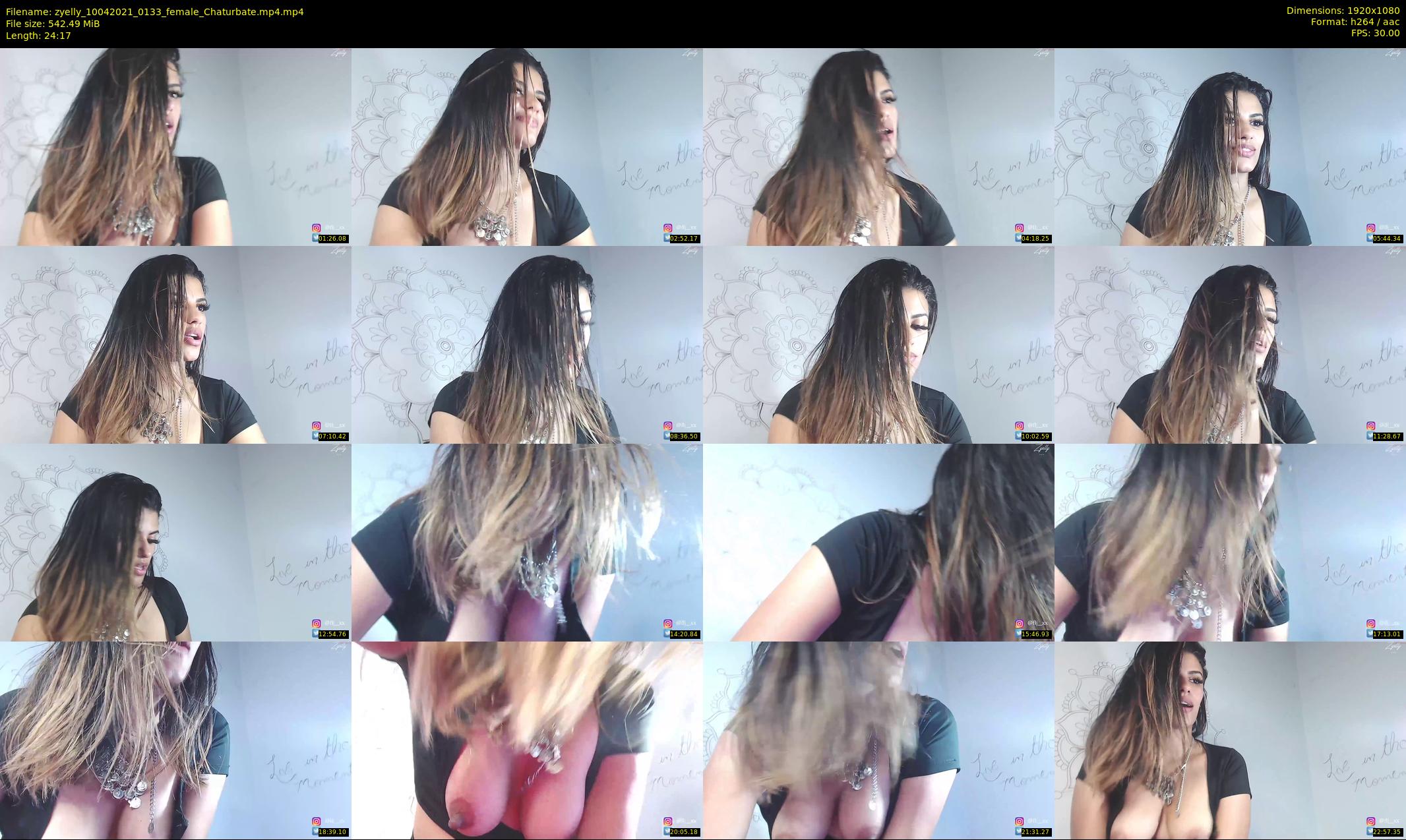 zyelly — 25 minute Chaturbate female cam show recording, 1080p, Apr 10, 2021