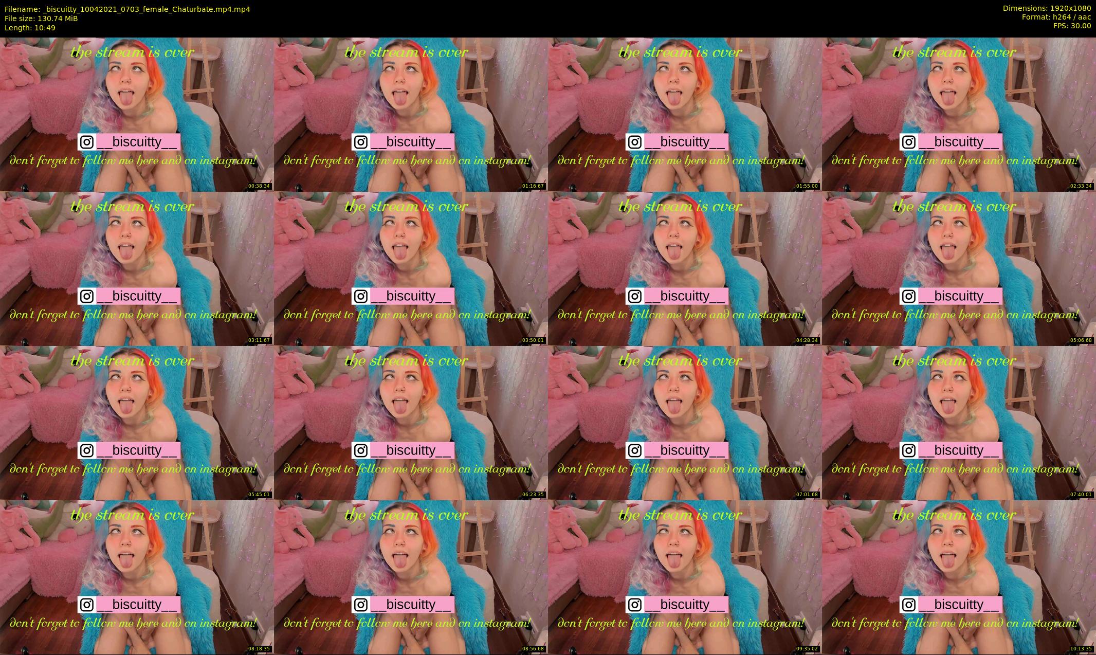 _biscuitty — 11 minute Chaturbate female cam show recording, 1080p, Apr 10, 2021