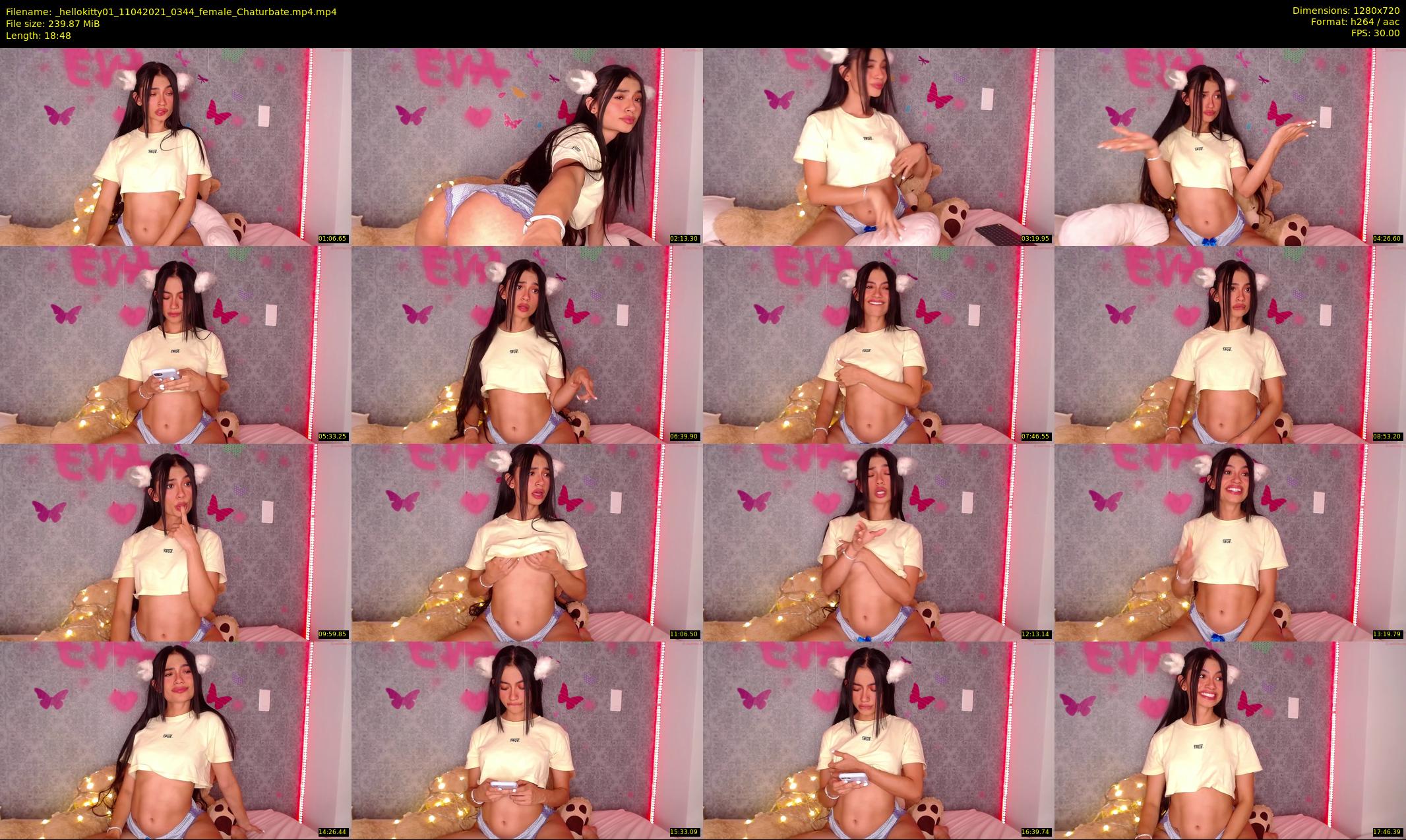_hellokitty01 — 19 minute Chaturbate female cam show recording, 720p, Apr 11, 2021