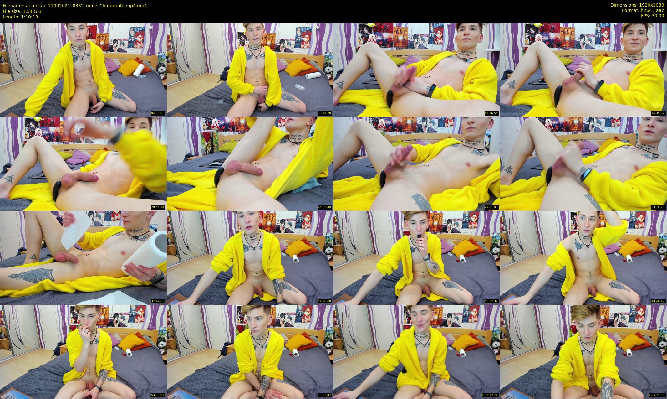 adanstar — 71 minute Chaturbate male cam show recording, 1080p, Apr 11, 2021