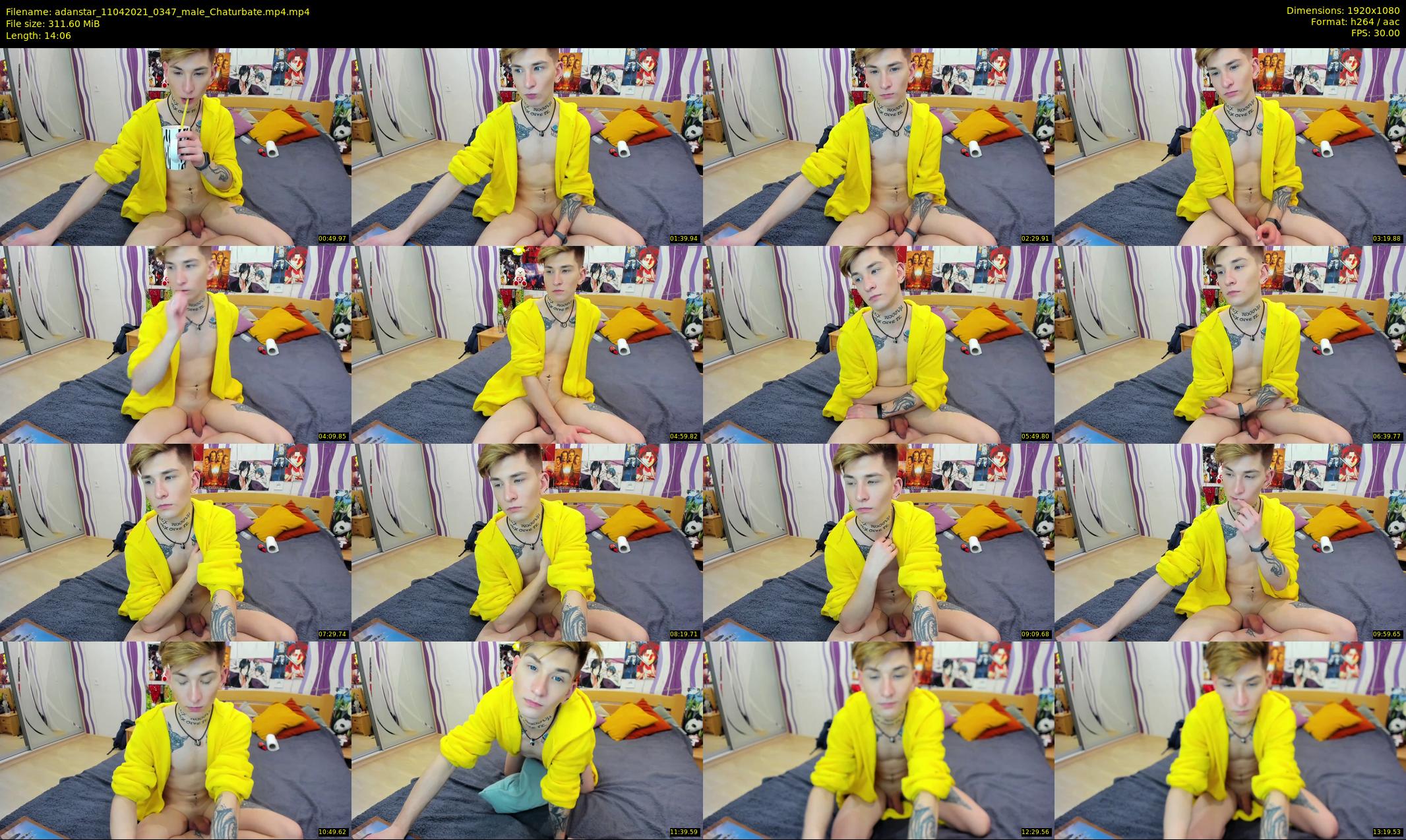 adanstar — 15 minute Chaturbate male cam show recording, 1080p, Apr 11, 2021