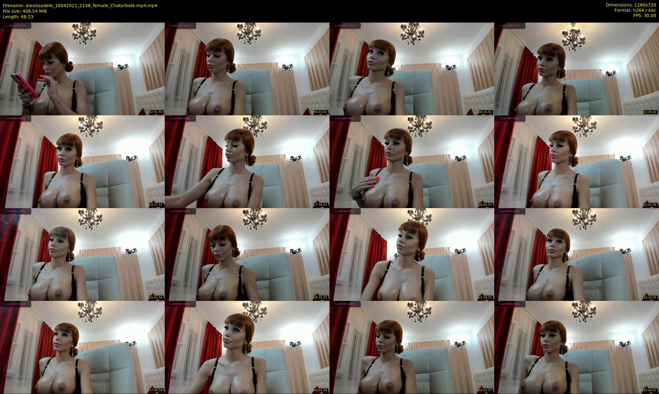 alexissadele — 49 minute Chaturbate female cam show recording, 720p, Apr 10, 2021