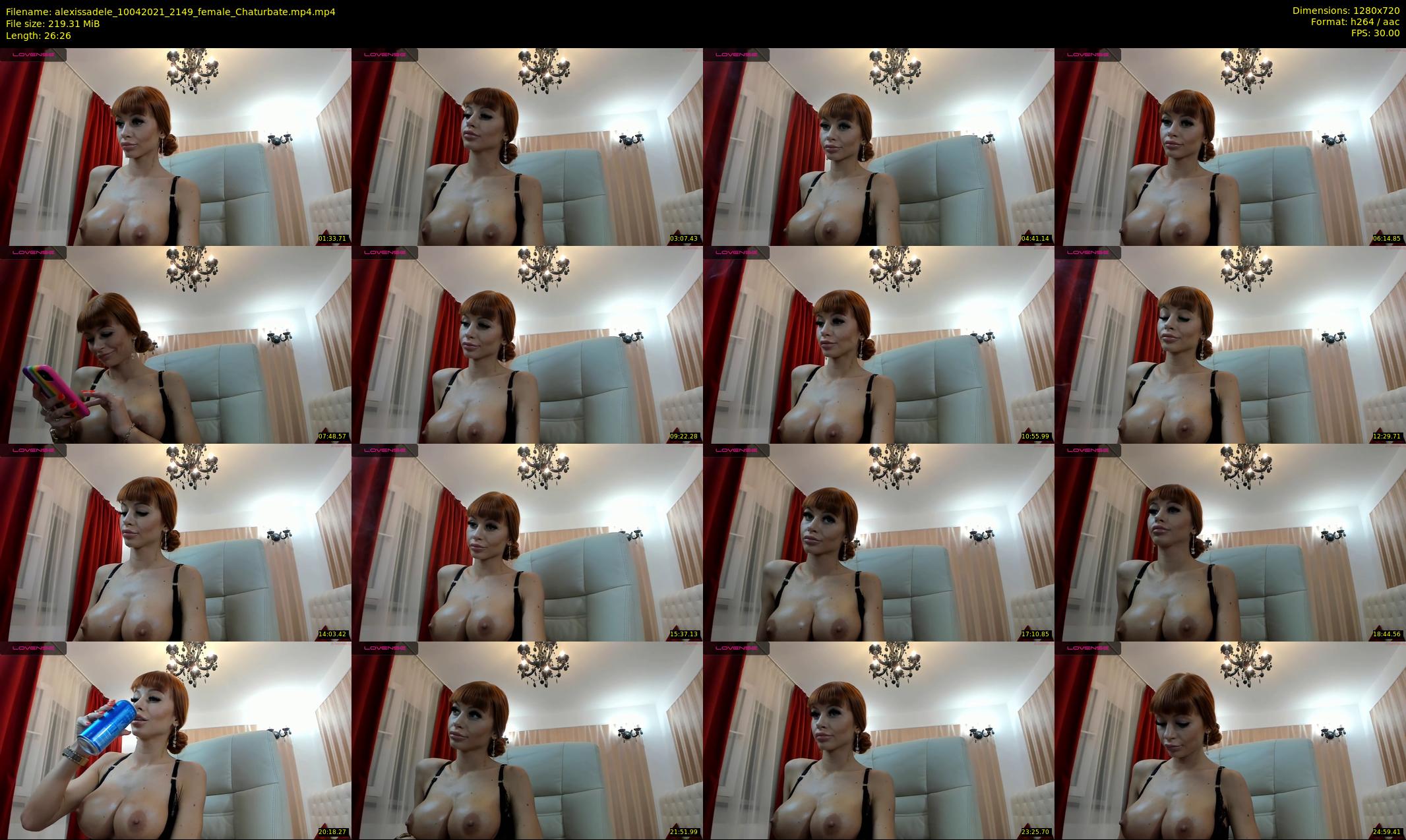 alexissadele — 27 minute Chaturbate female cam show recording, 720p, Apr 10, 2021