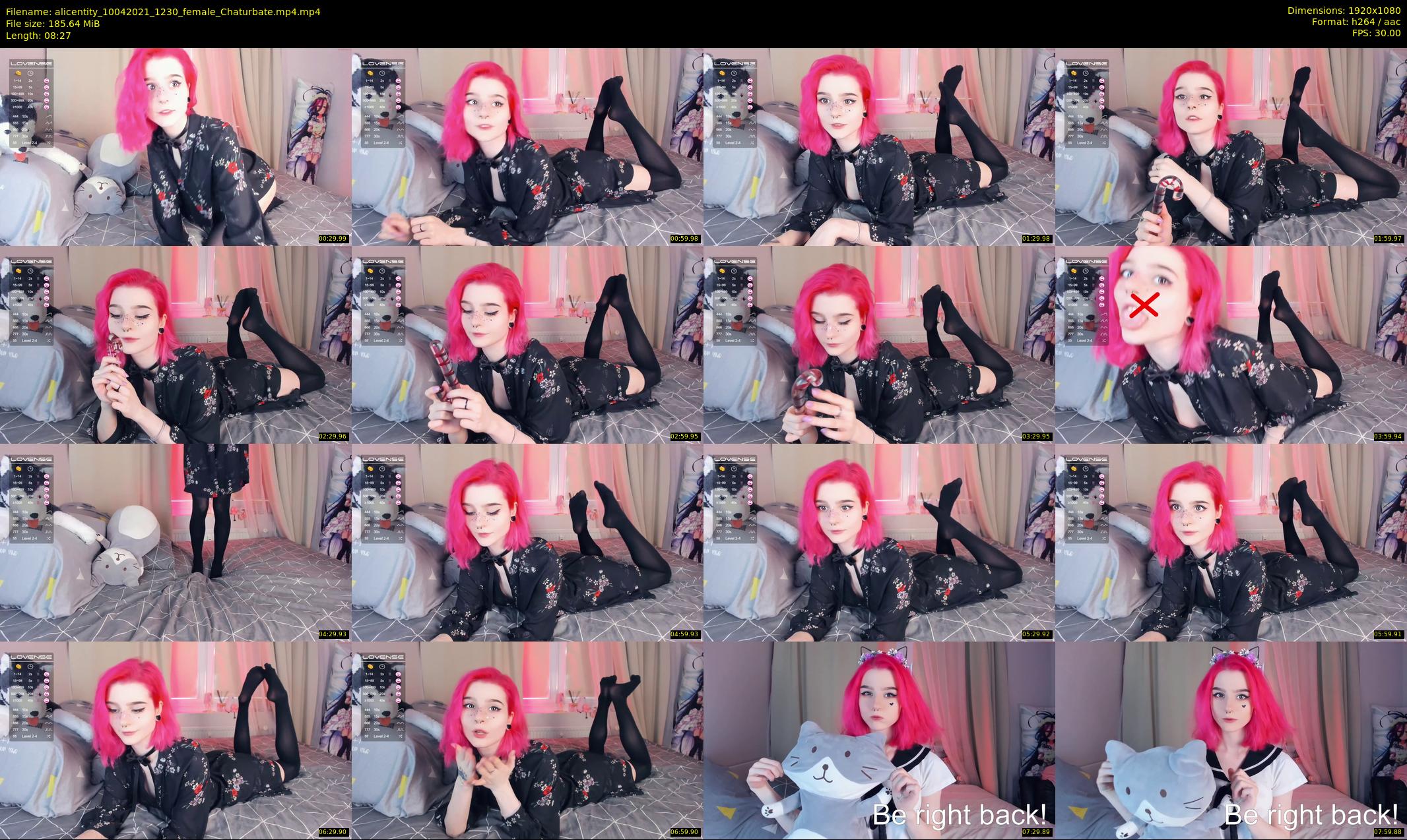 alicentity — 9 minute Chaturbate female cam show recording, 1080p, Apr 10, 2021