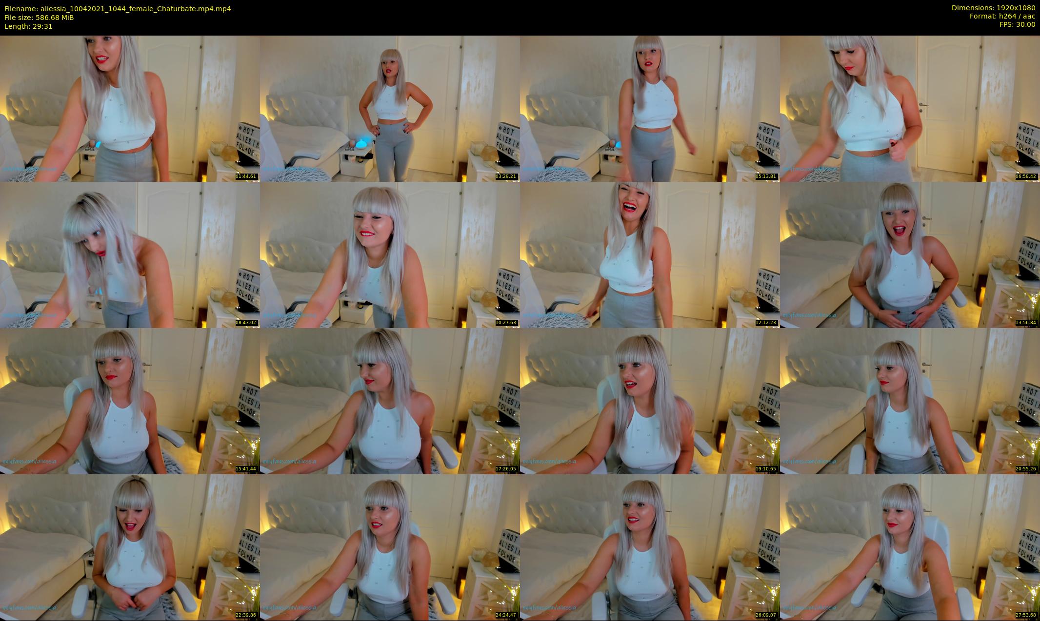 aliessia — 30 minute Chaturbate female cam show recording, 1080p, Apr 10, 2021
