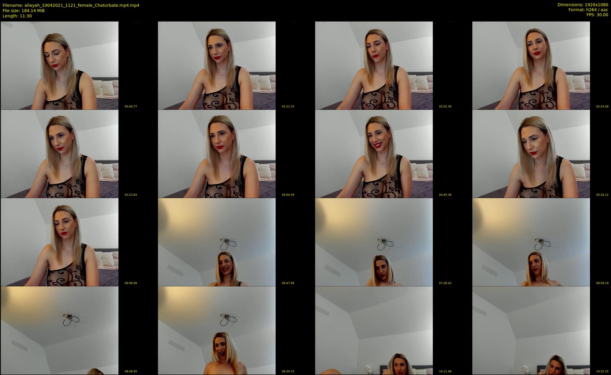 allayah — 12 minute Chaturbate female cam show recording, 1080p, Apr 10, 2021