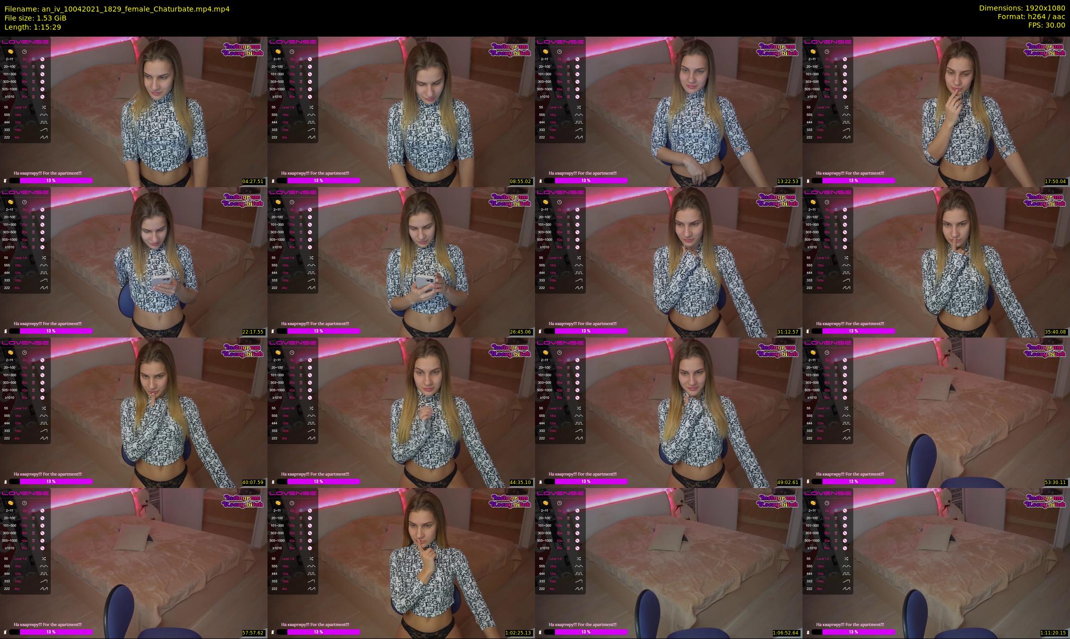 an_iv — 76 minute Chaturbate female cam show recording, 1080p, Apr 10, 2021