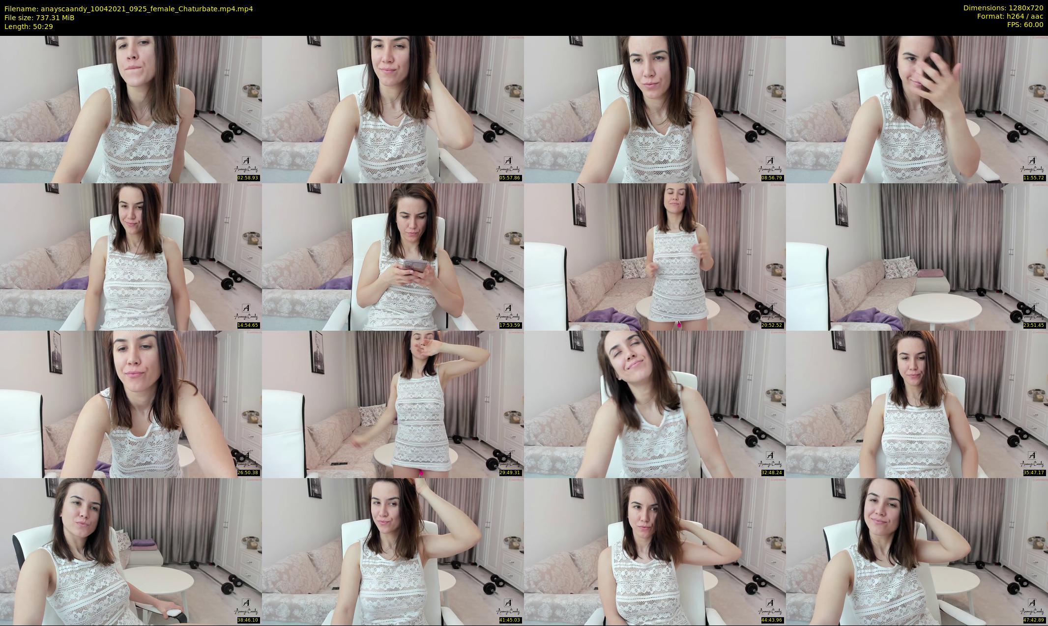 anayscaandy — 51 minute Chaturbate female cam show recording, 720p, Apr 10, 2021