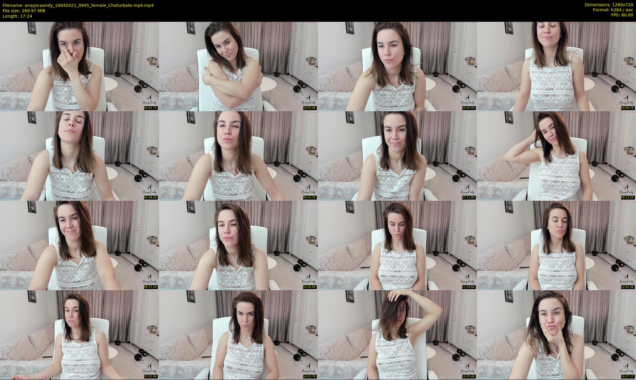 anayscaandy — 18 minute Chaturbate female cam show recording, 720p, Apr 10, 2021