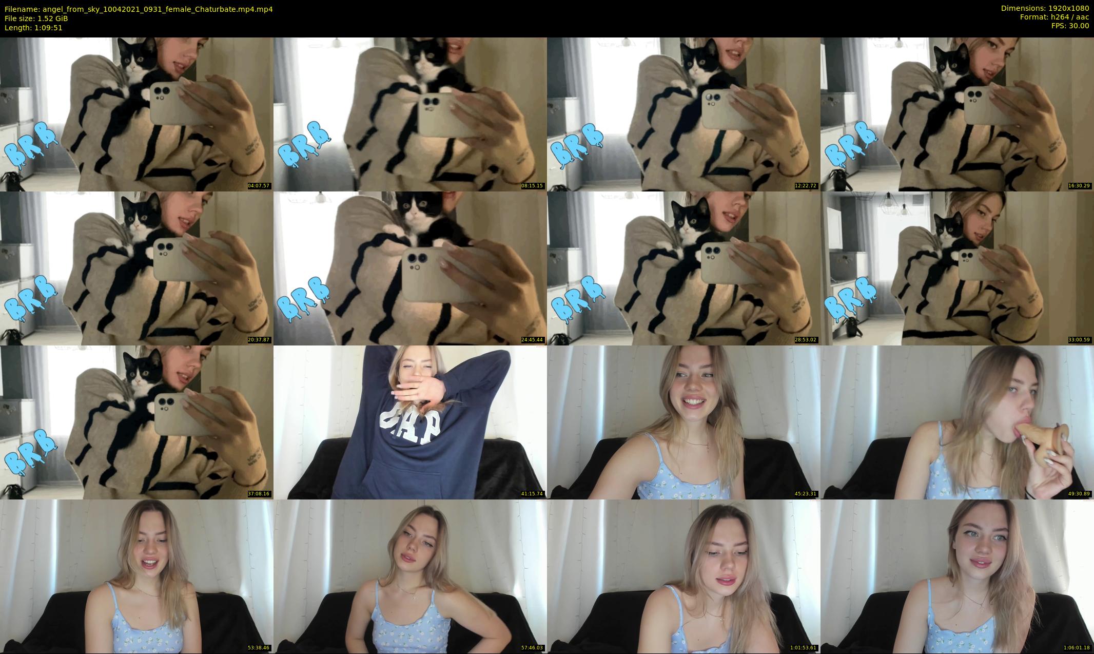 angel_from_sky — 70 minute Chaturbate female cam show recording, 1080p, Apr 10, 2021