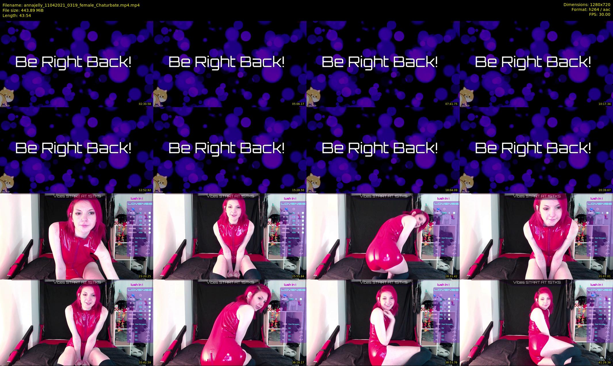 annajelly — 44 minute Chaturbate couple cam show recording, 720p, Apr 11, 2021