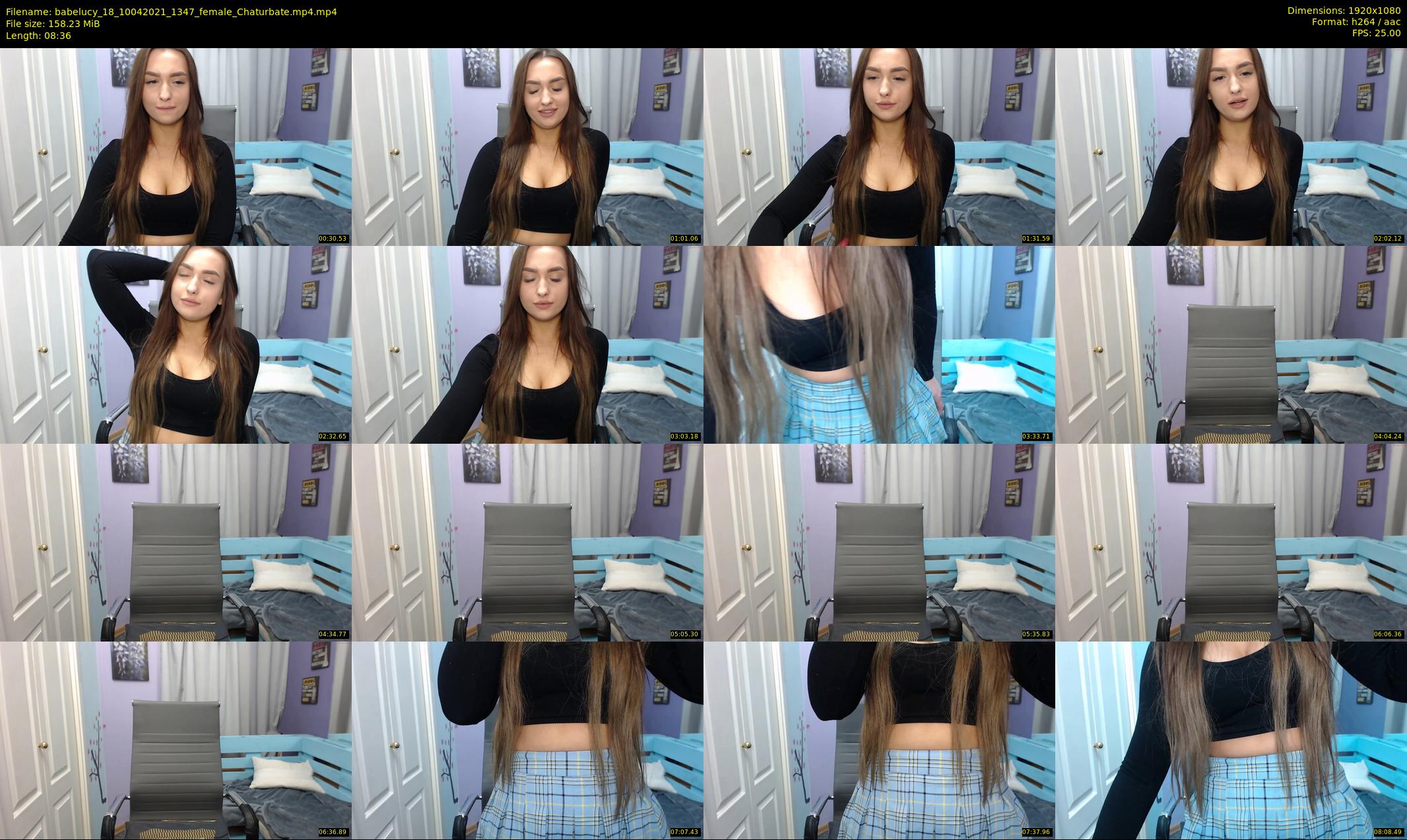 babelucy_18 — 9 minute Chaturbate female cam show recording, 1080p, Apr 10, 2021