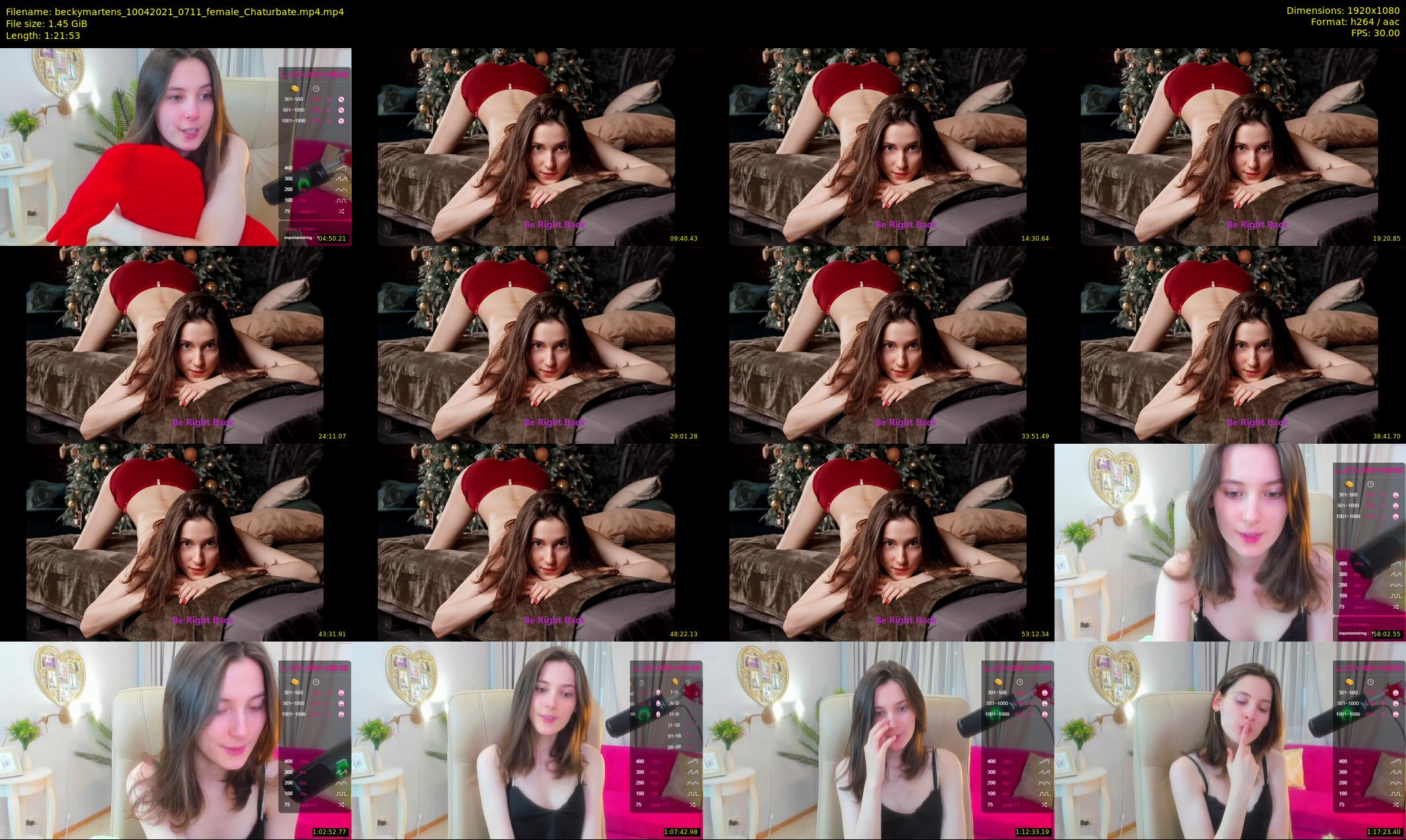 beckymartens — 82 minute Chaturbate female cam show recording, 1080p, Apr 10, 2021