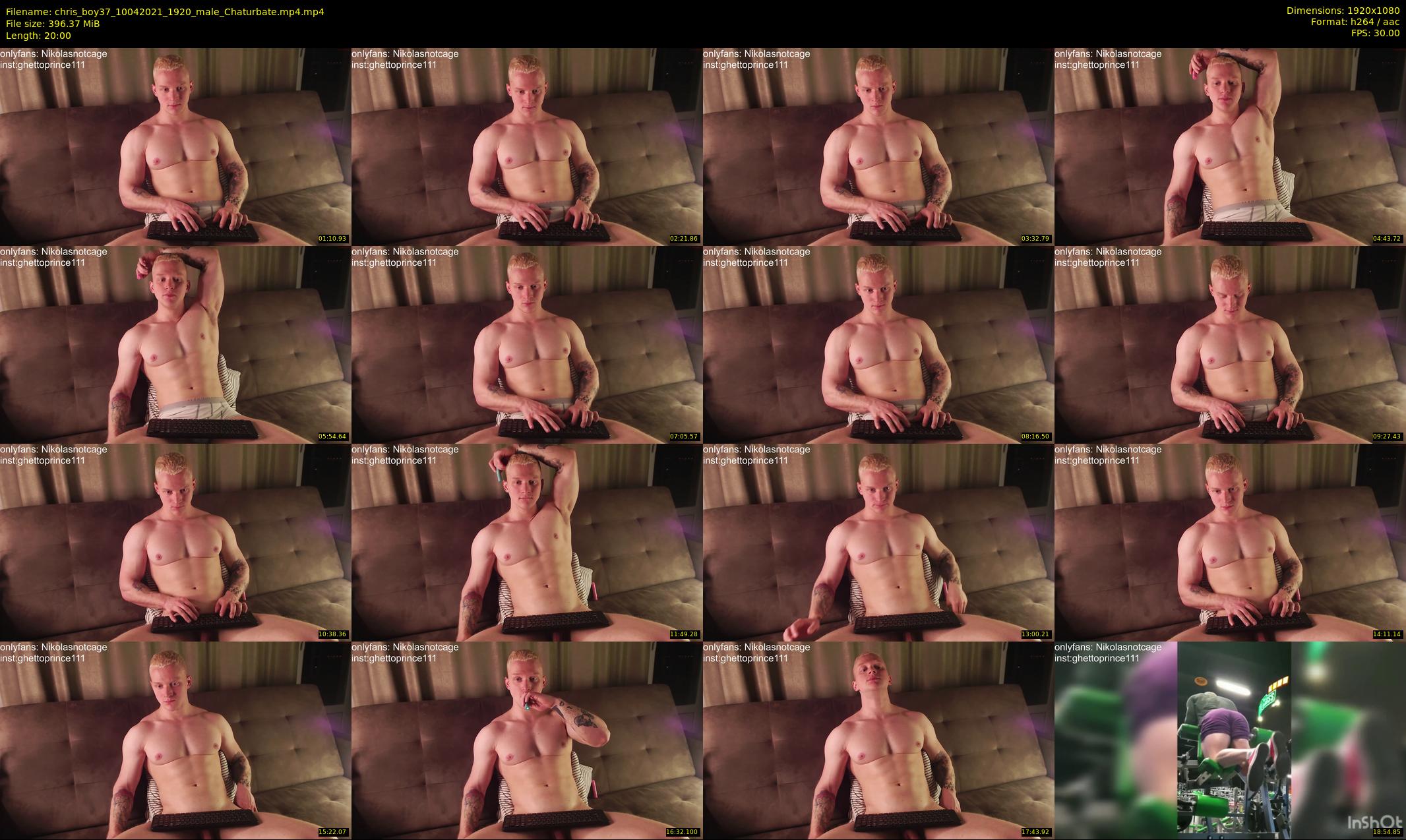chris_boy37 — 20 minute Chaturbate male cam show recording, 1080p, Apr 10, 2021