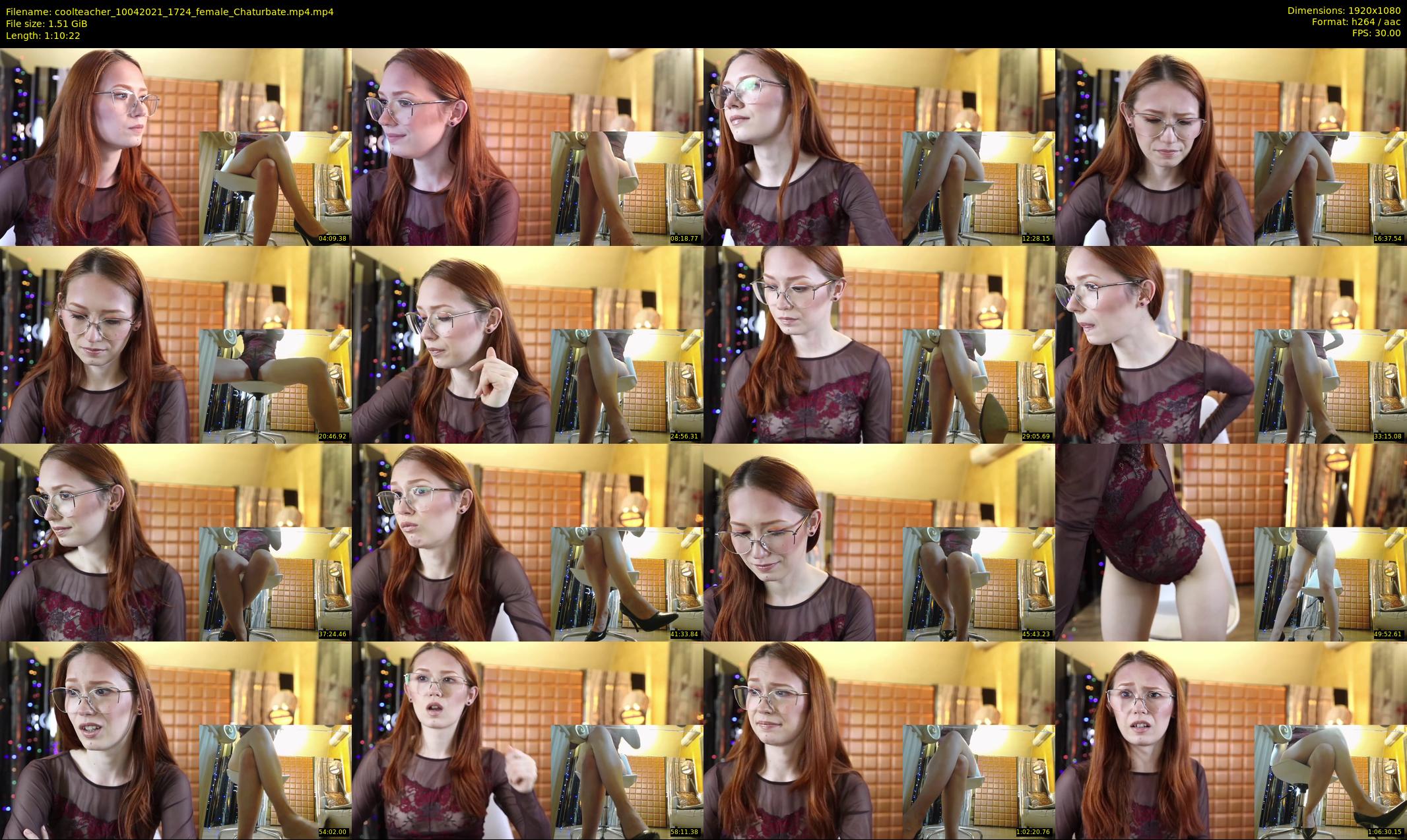 coolteacher — 71 minute Chaturbate female cam show recording, 1080p, Apr 10, 2021