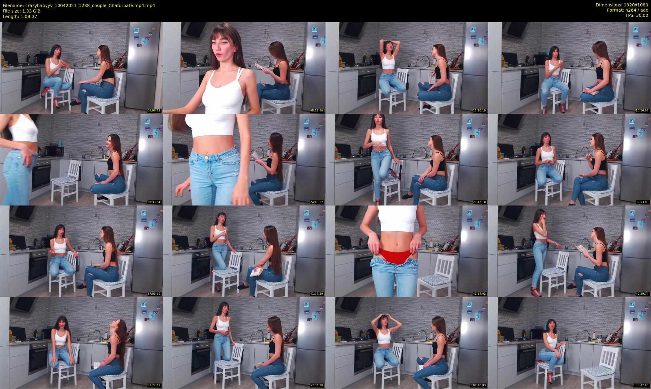 crazybabyyy — 70 minute Chaturbate couple cam show recording, 1080p, Apr 10, 2021